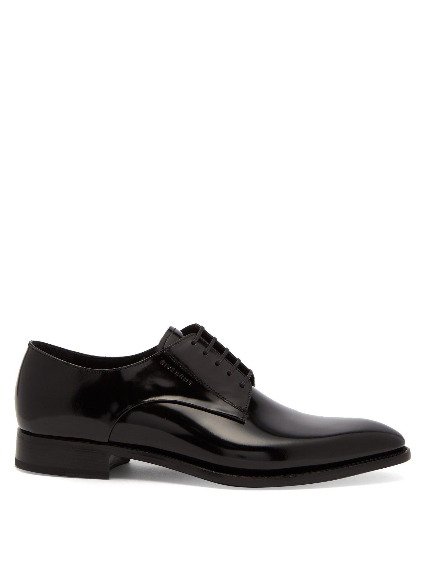 Givenchy Patent-leather Derby Shoes in Black for Men - Lyst