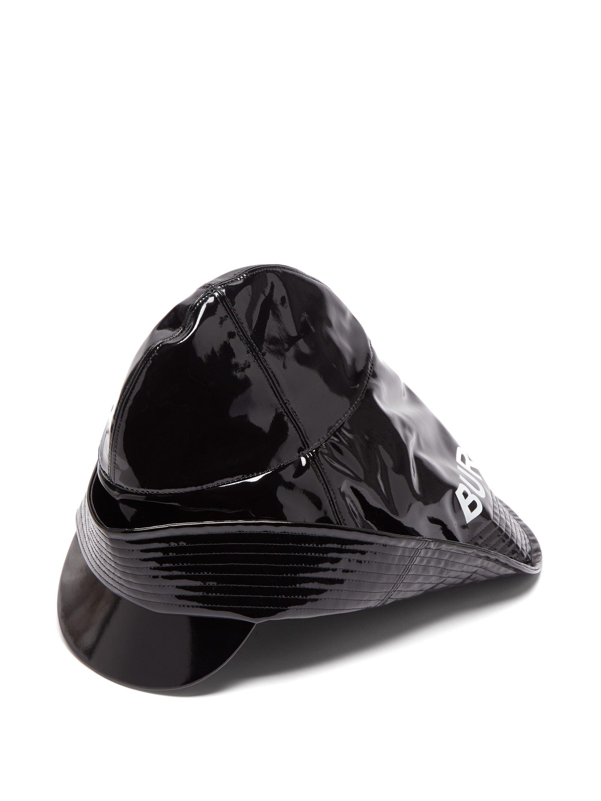 Burberry Logo-printed Vinyl Rain Hat in 