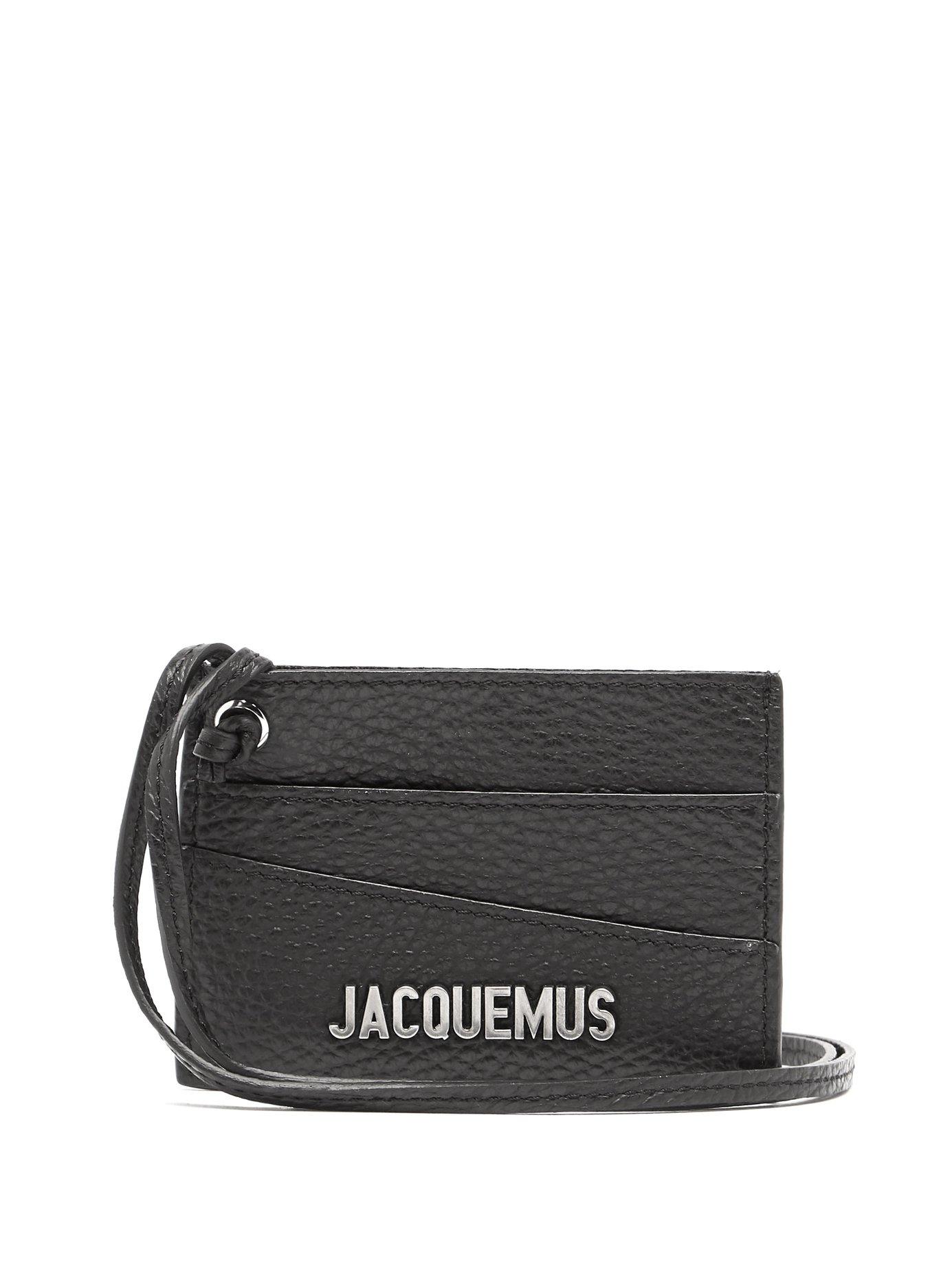 Jacquemus Leather le Porte Rectangle Wallet in Black for Men Mens Accessories Wallets and cardholders 