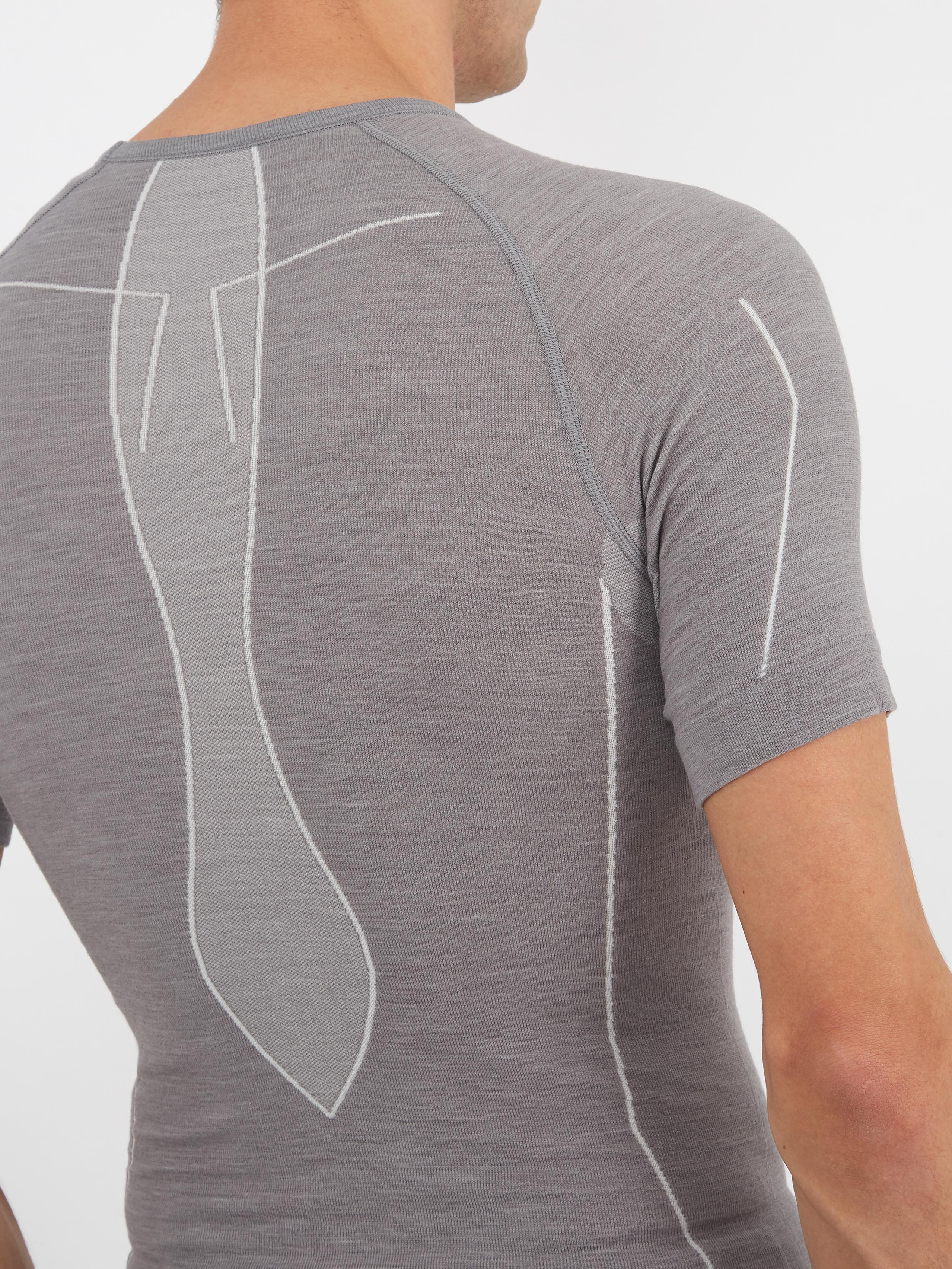 Falke Wooltech Shortsleeved Thermal Tshirt in Grey (Gray) for Men Lyst