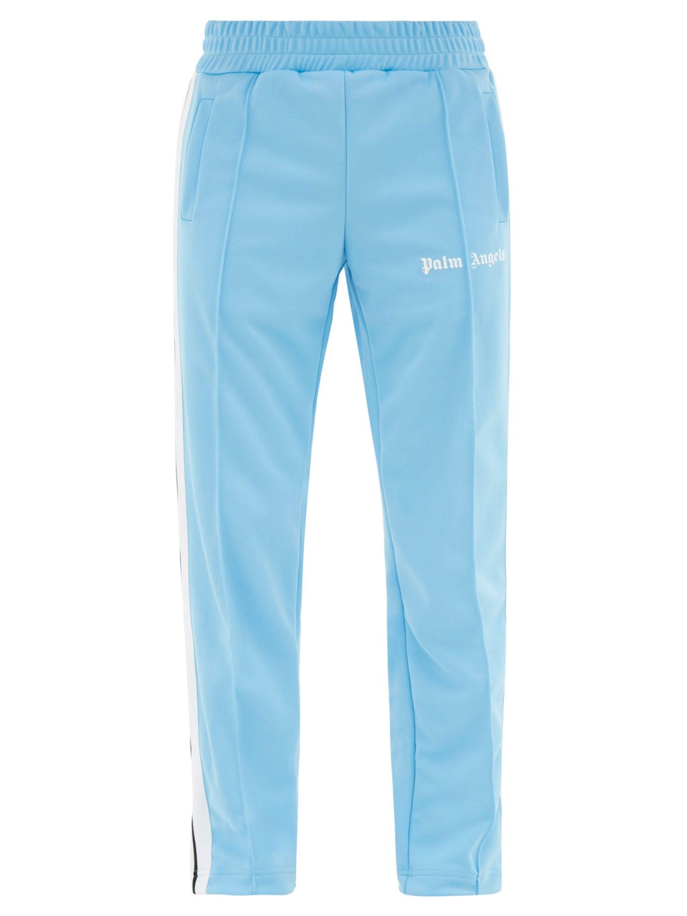 Palm Angels Side-stripe Jersey Track Pants Blue for Men |