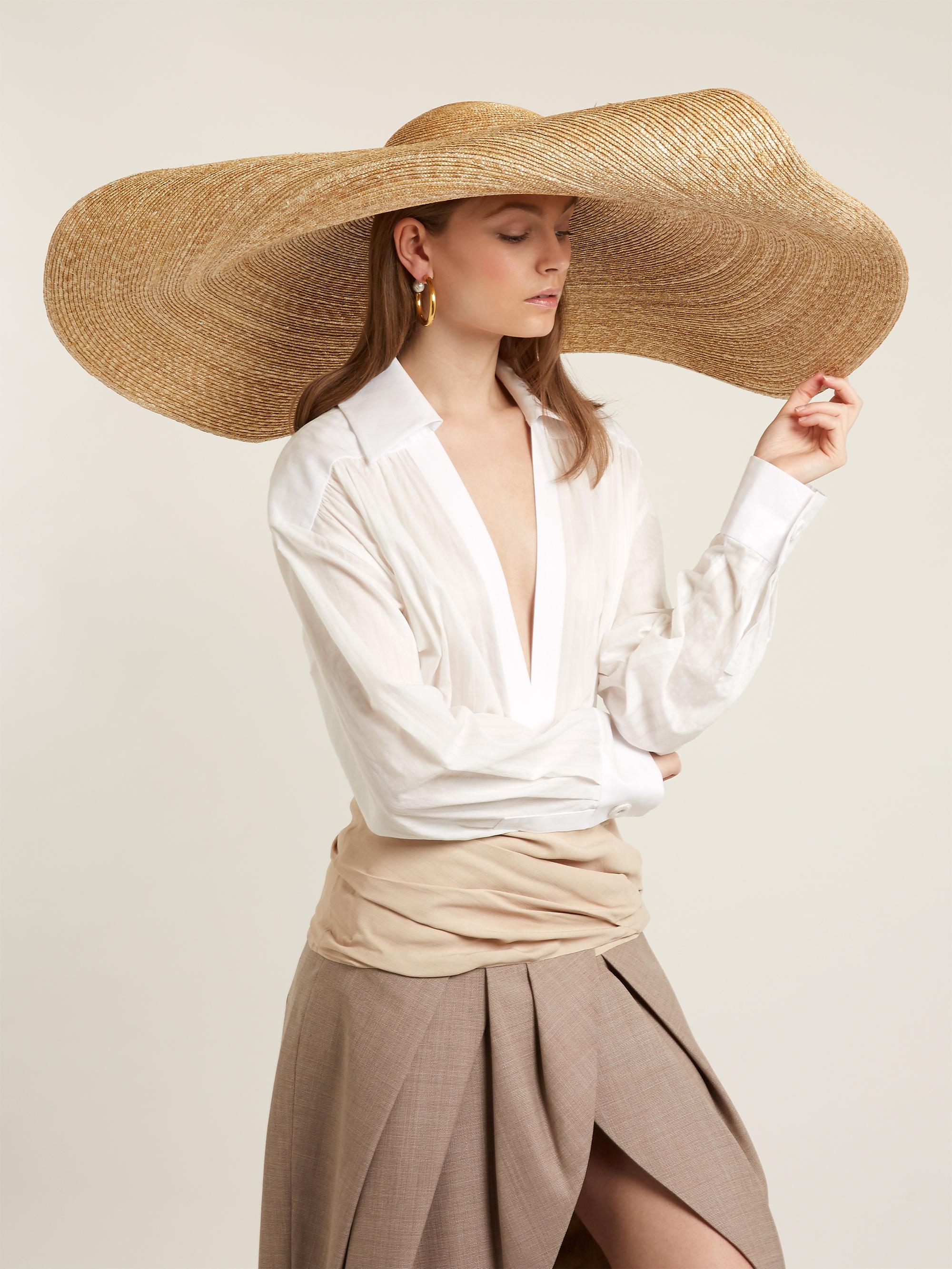 Jacquemus La Bomba Straw Hat in Natural | Lyst