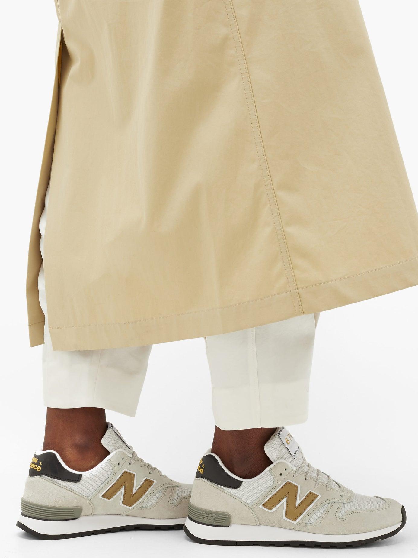 new balance 670 suede and mesh trainers