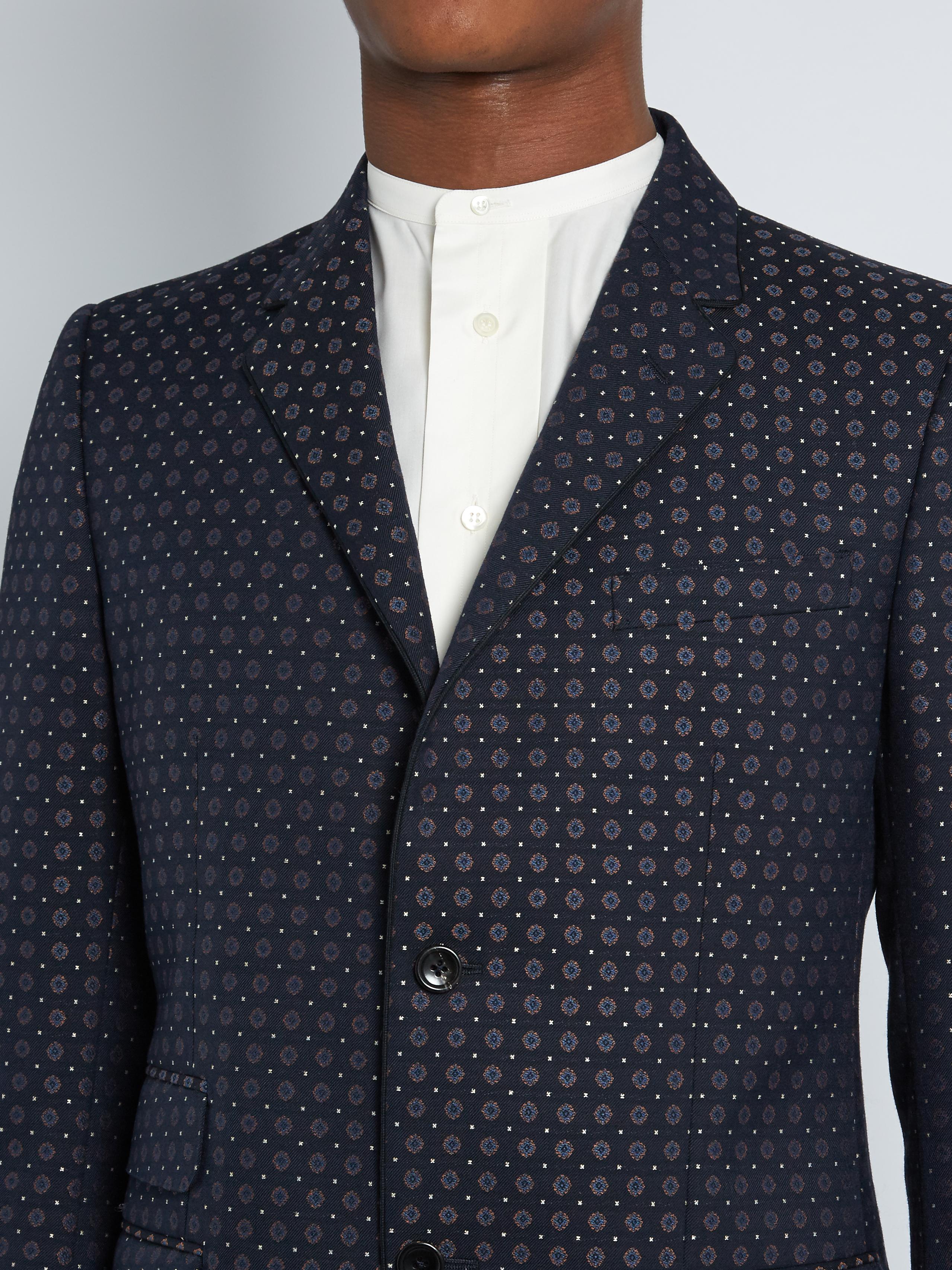 Gucci Monaco Cotton-blend Jacquard Suit in Navy (Blue) for Men - Lyst