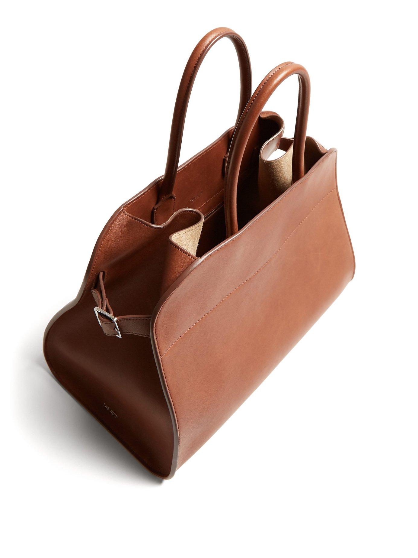 Soft Margaux 15 Bag Brown in Suede – The Row