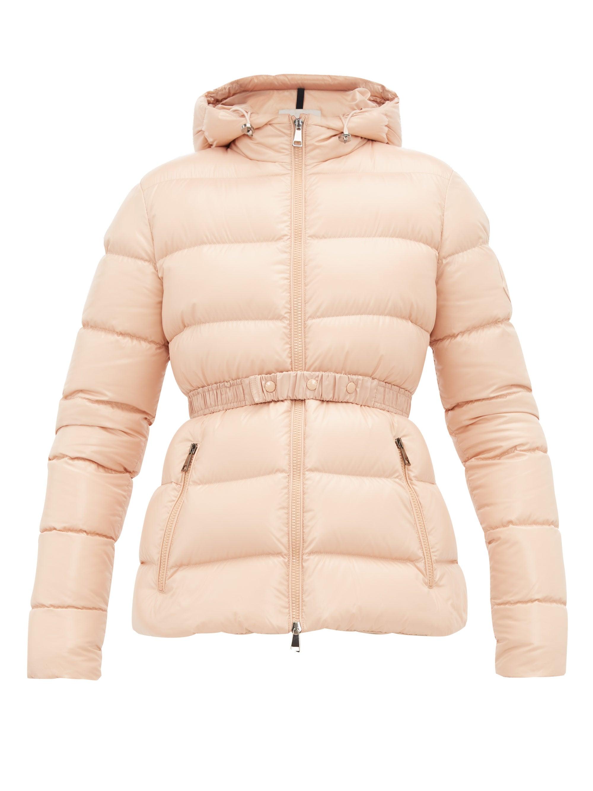 moncler light pink coat