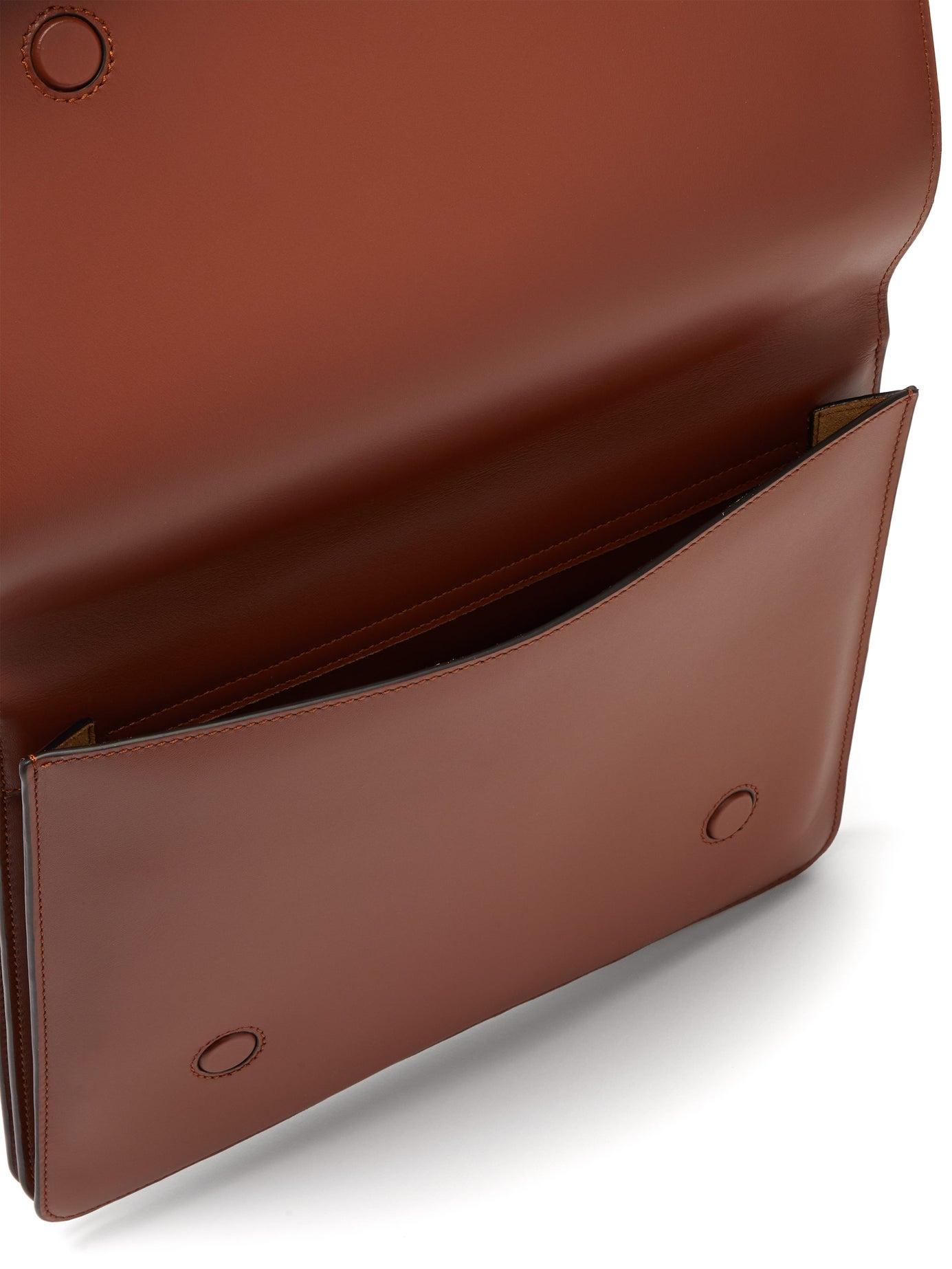 Loewe Gusset Flat Leather Messenger Bag for Men - Lyst