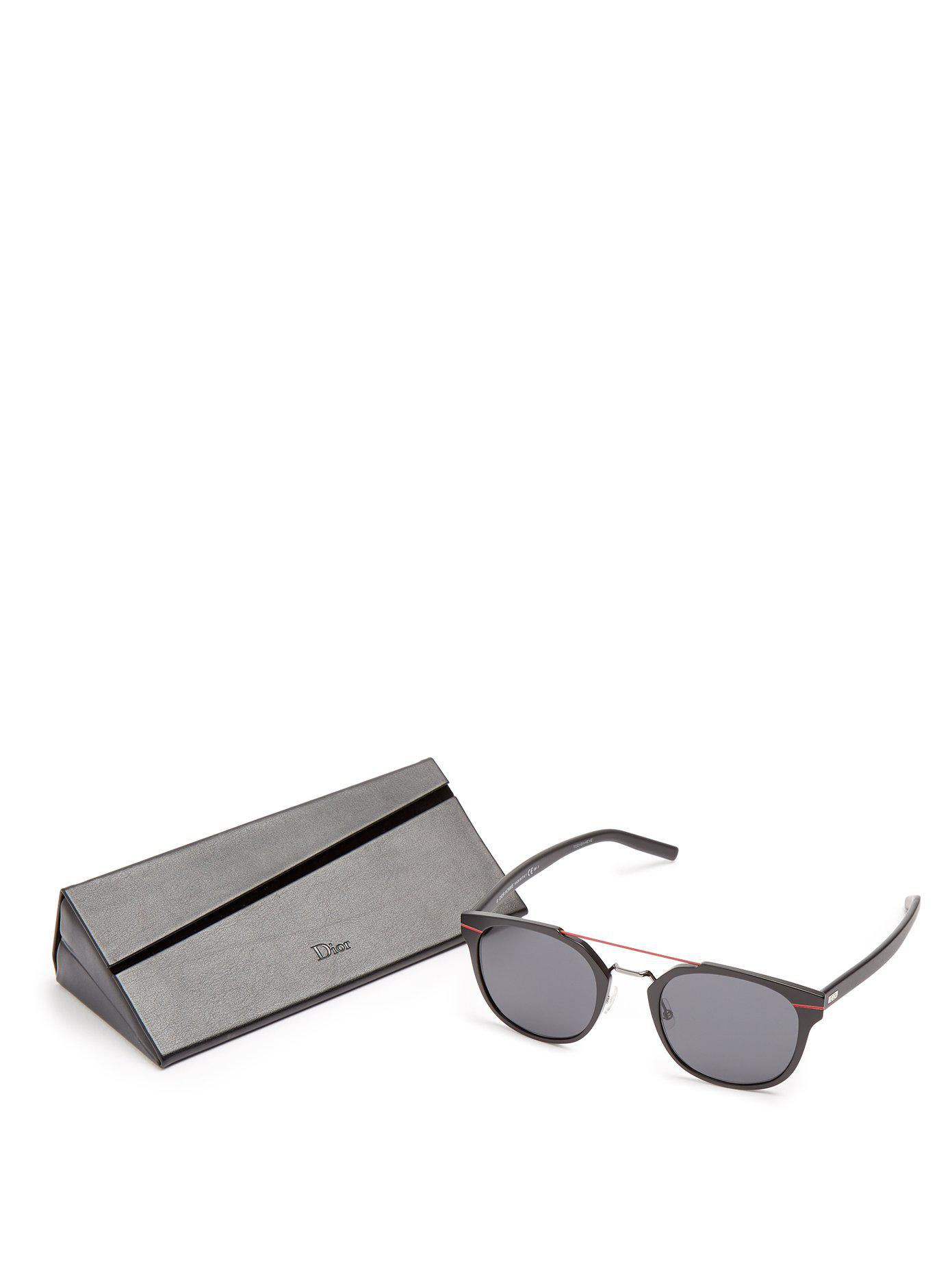 Dior Homme Al13.5 Aluminium Sunglasses in Black for Men - Lyst