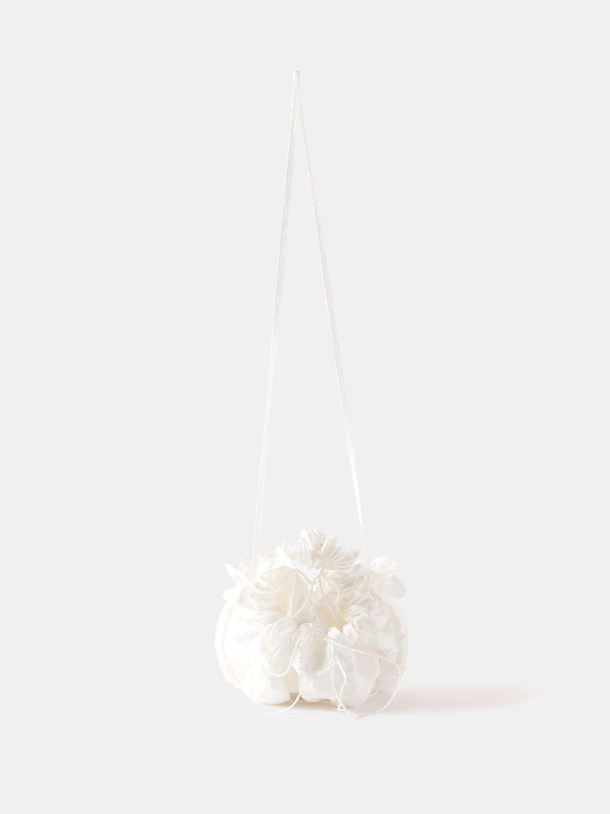Cecilie Bahnsen Sofie Luna-jacquard Clutch Bag in White | Lyst UK
