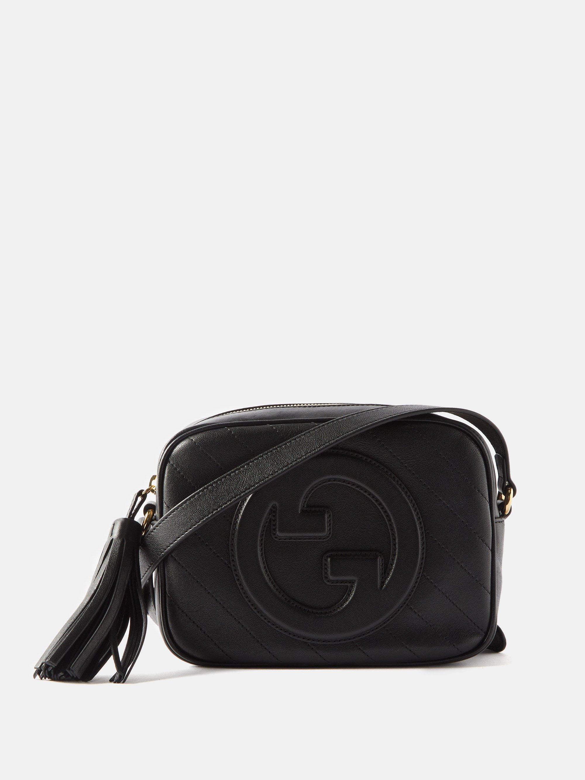 Gucci Blondie Leather Crossbody Bag in Black Lyst