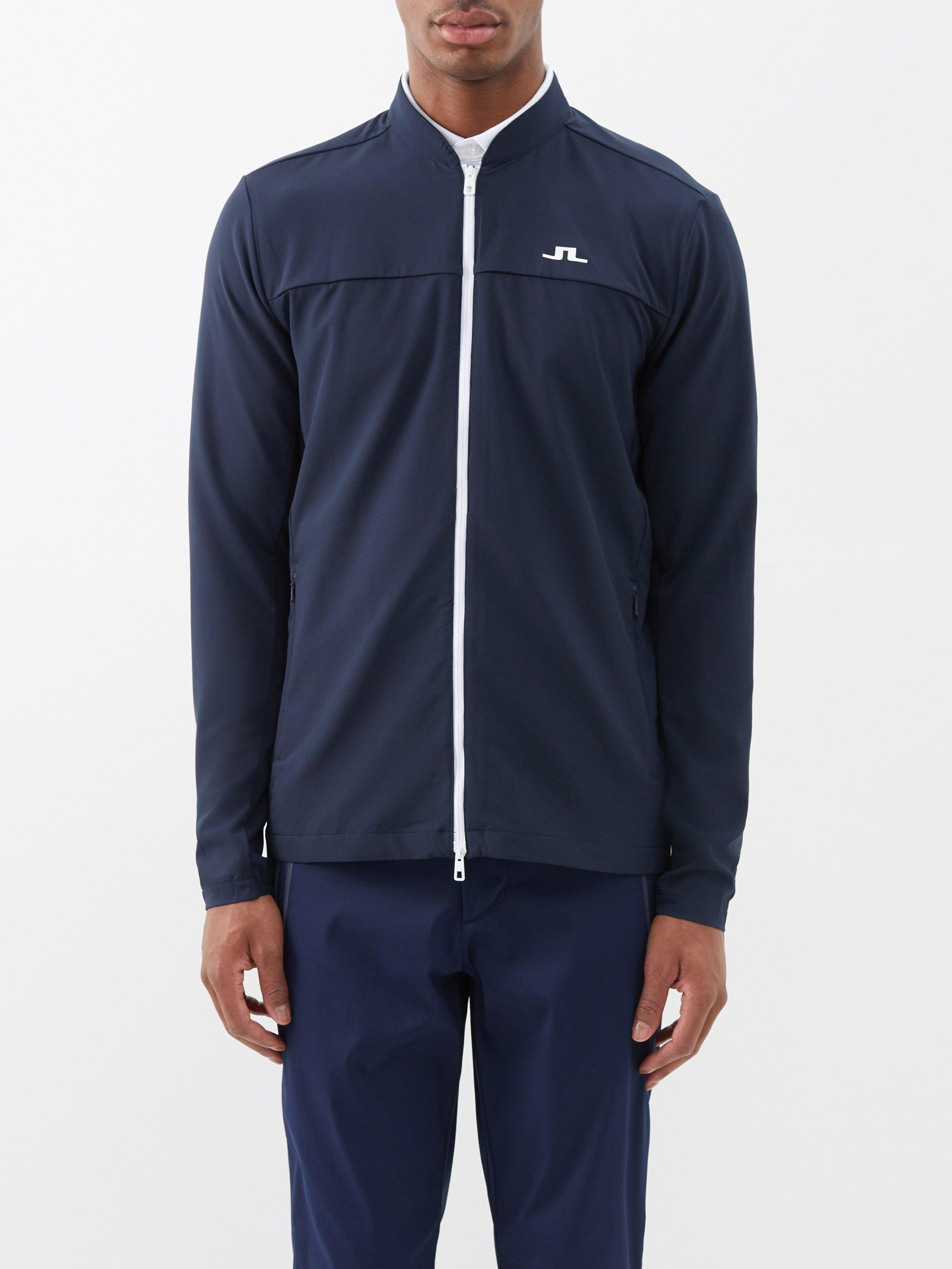 J.Lindeberg Jeff Hybrid Technicaljersey Jacket in Blue for Men Lyst