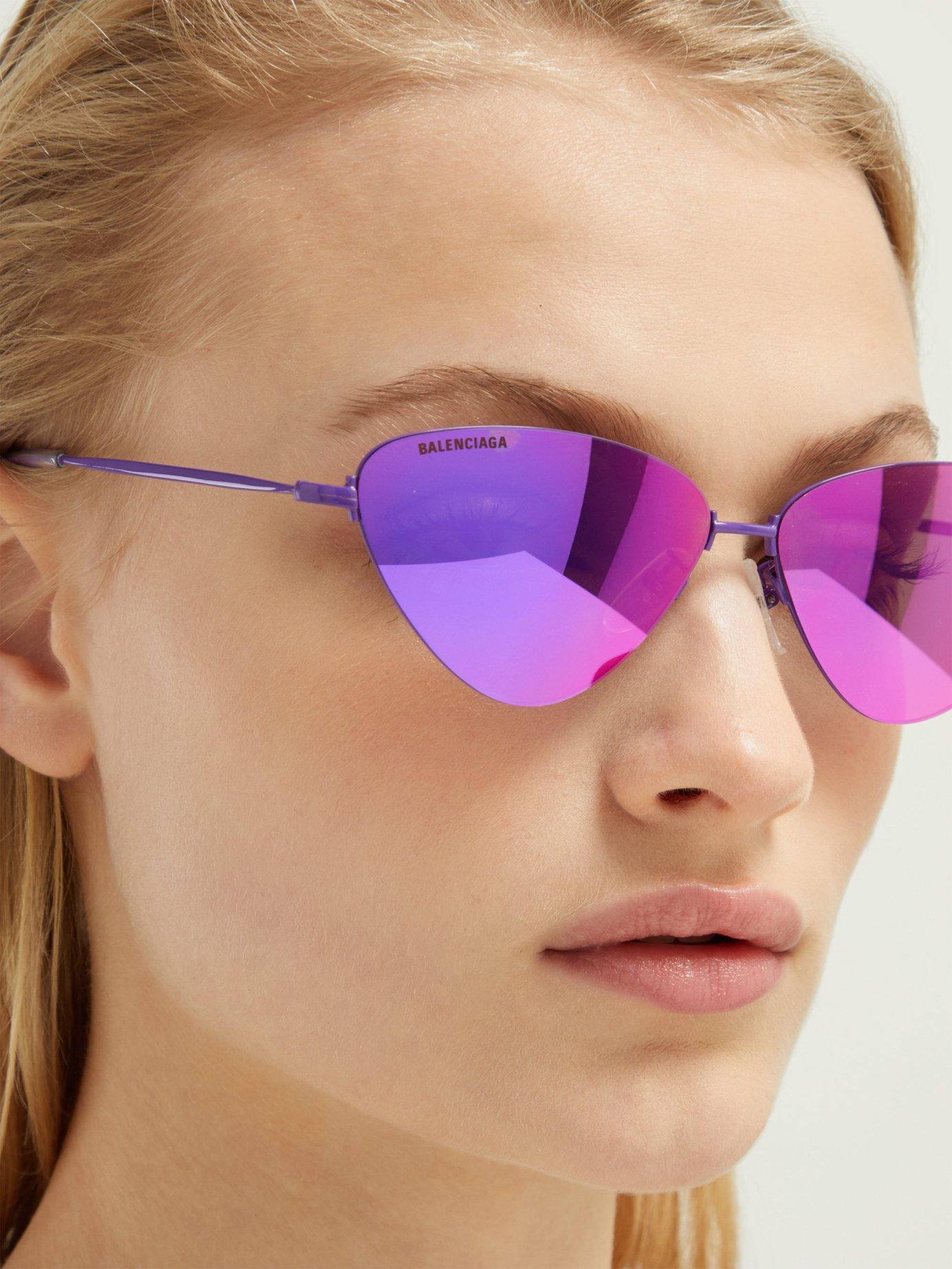 Balenciaga Eyewear cateye Frame Sunglasses  Farfetch