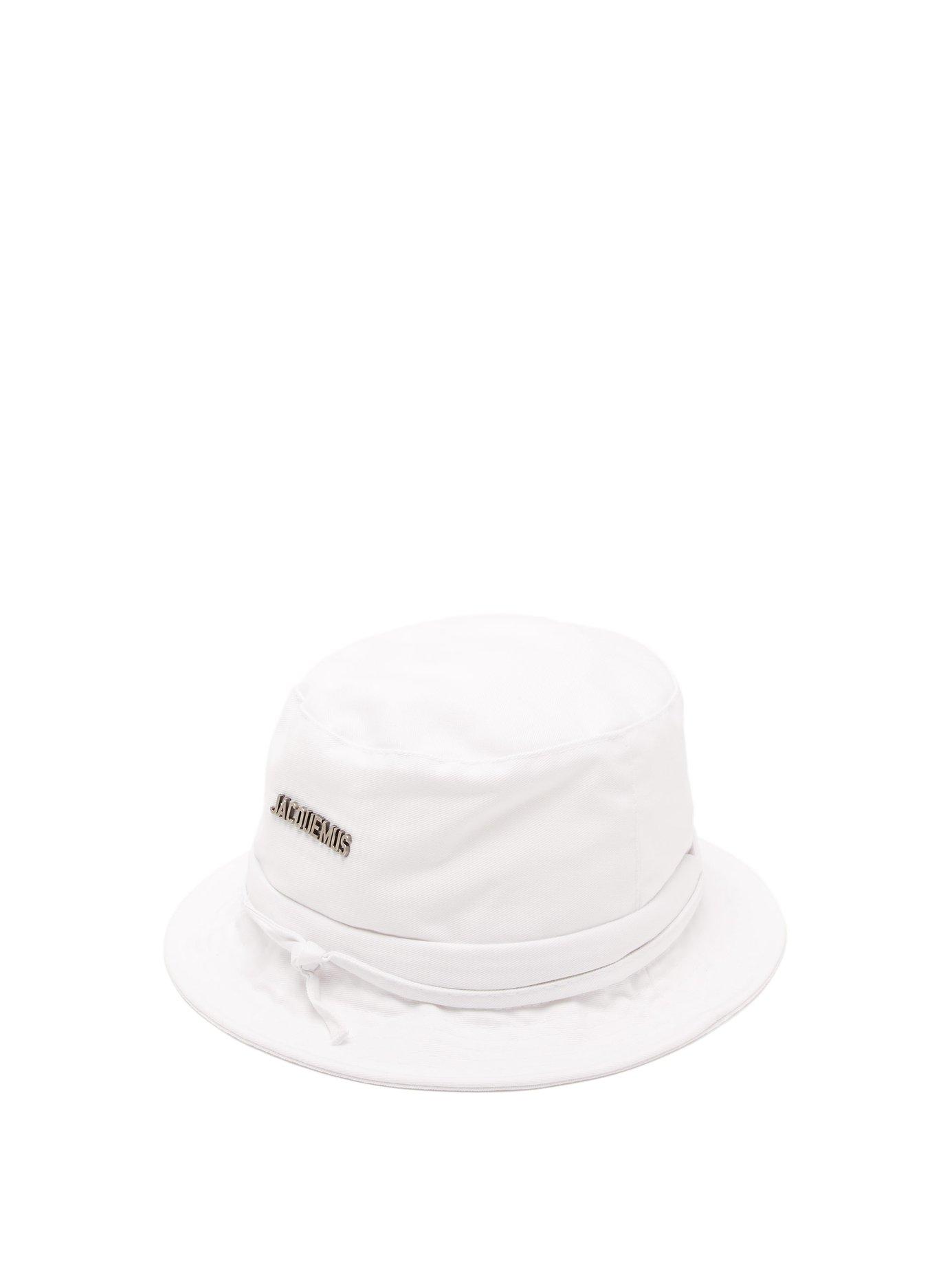 White jacquemus bucket hat Clearance