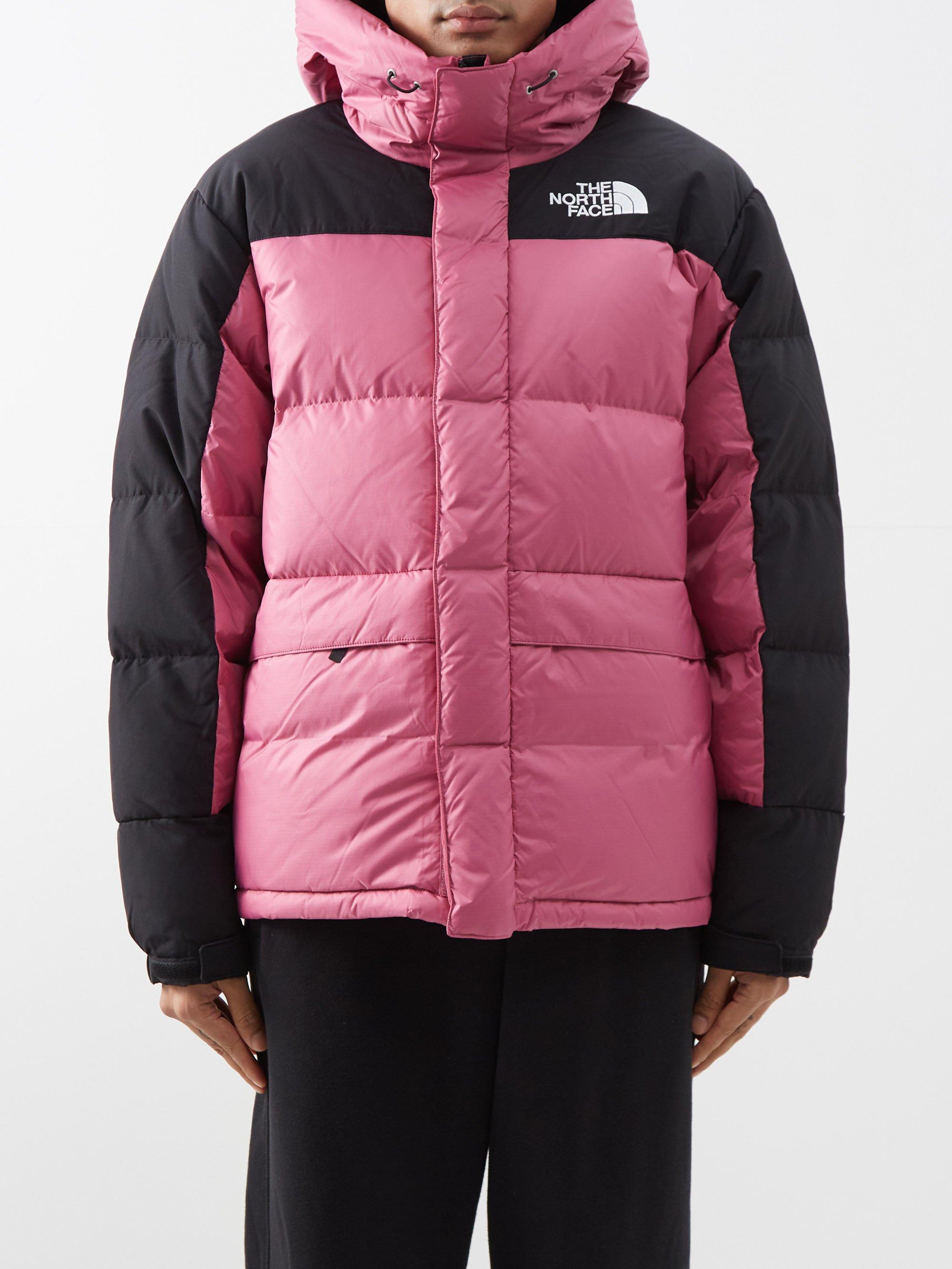 The North Face Himalayan Hooded Down Parka in Pink for Men | Lyst