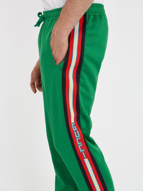gucci pants stripe