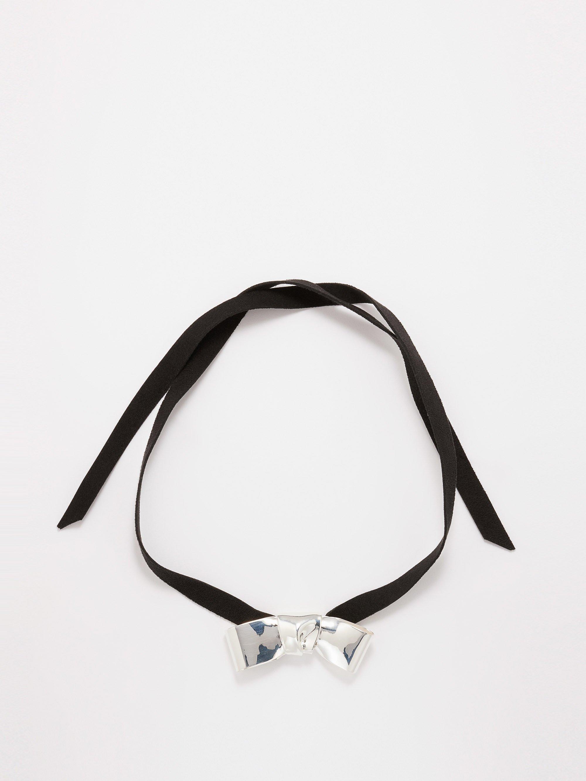 Annika Inez Cravat Large Sterling Silver Necklace | Lyst Canada