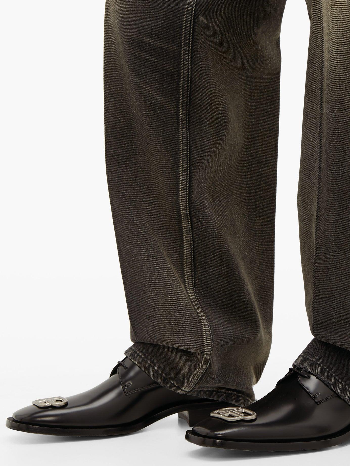 balenciaga square toe shoes