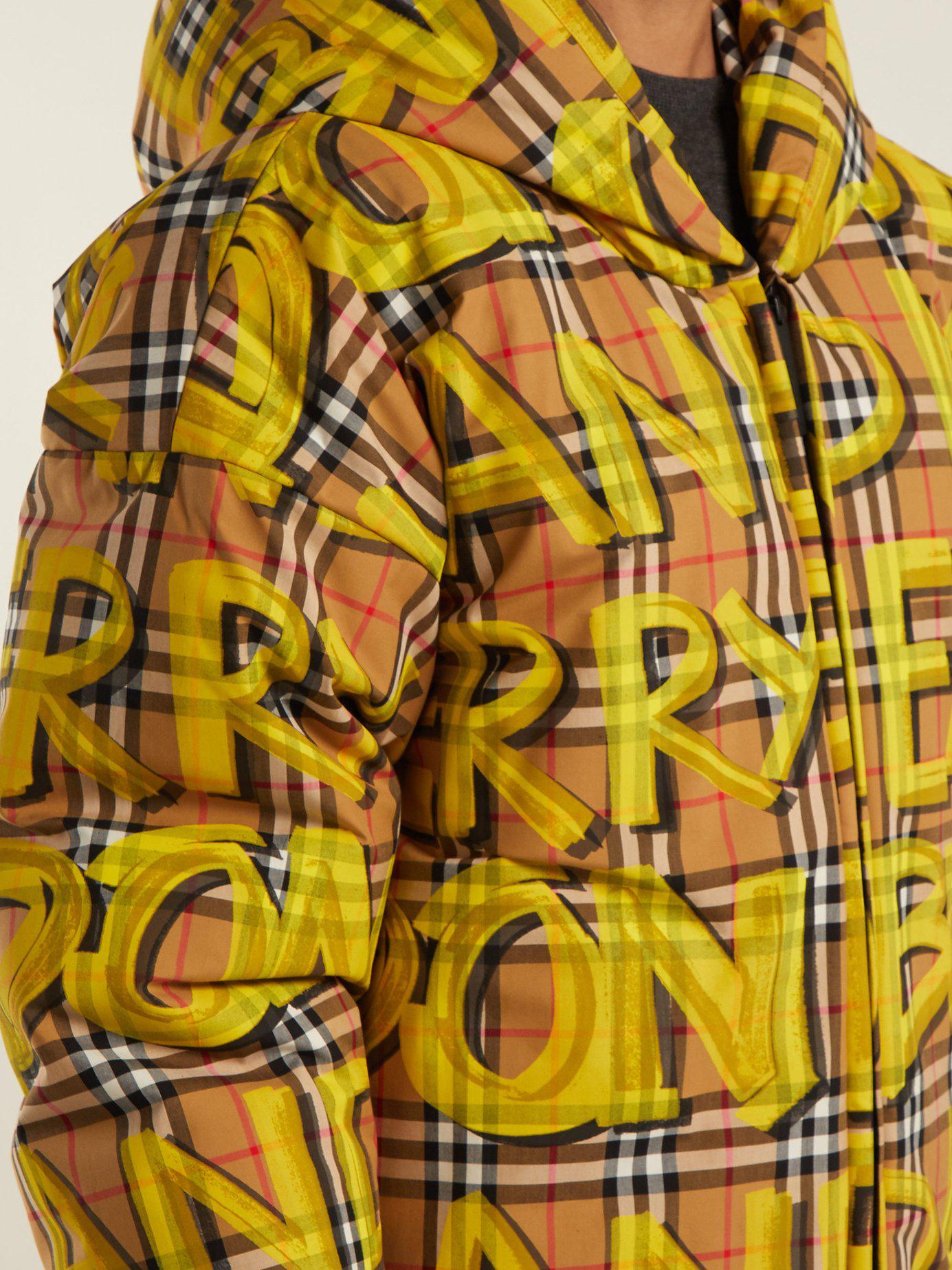 Jacket Burberry Graffiti Print Burberry Graffiti Print Shearling