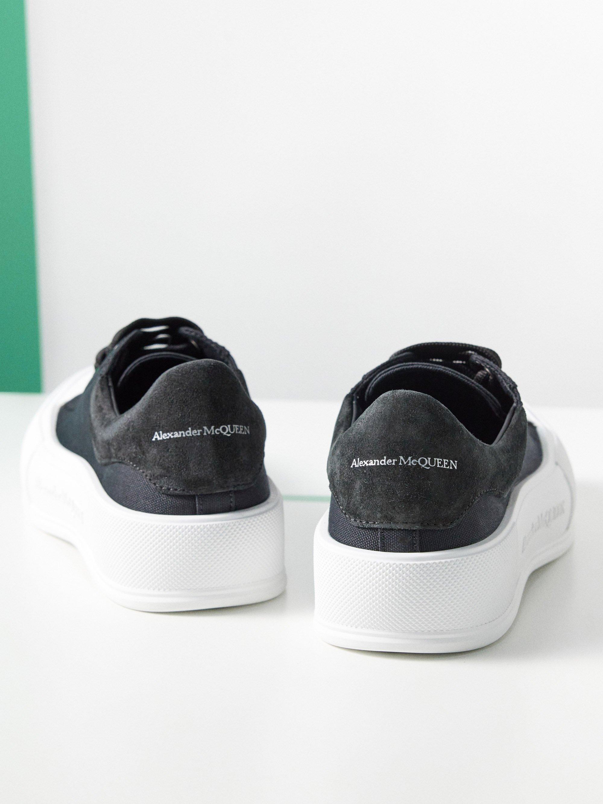 Alexander mcqueen hotsell black suede trainers