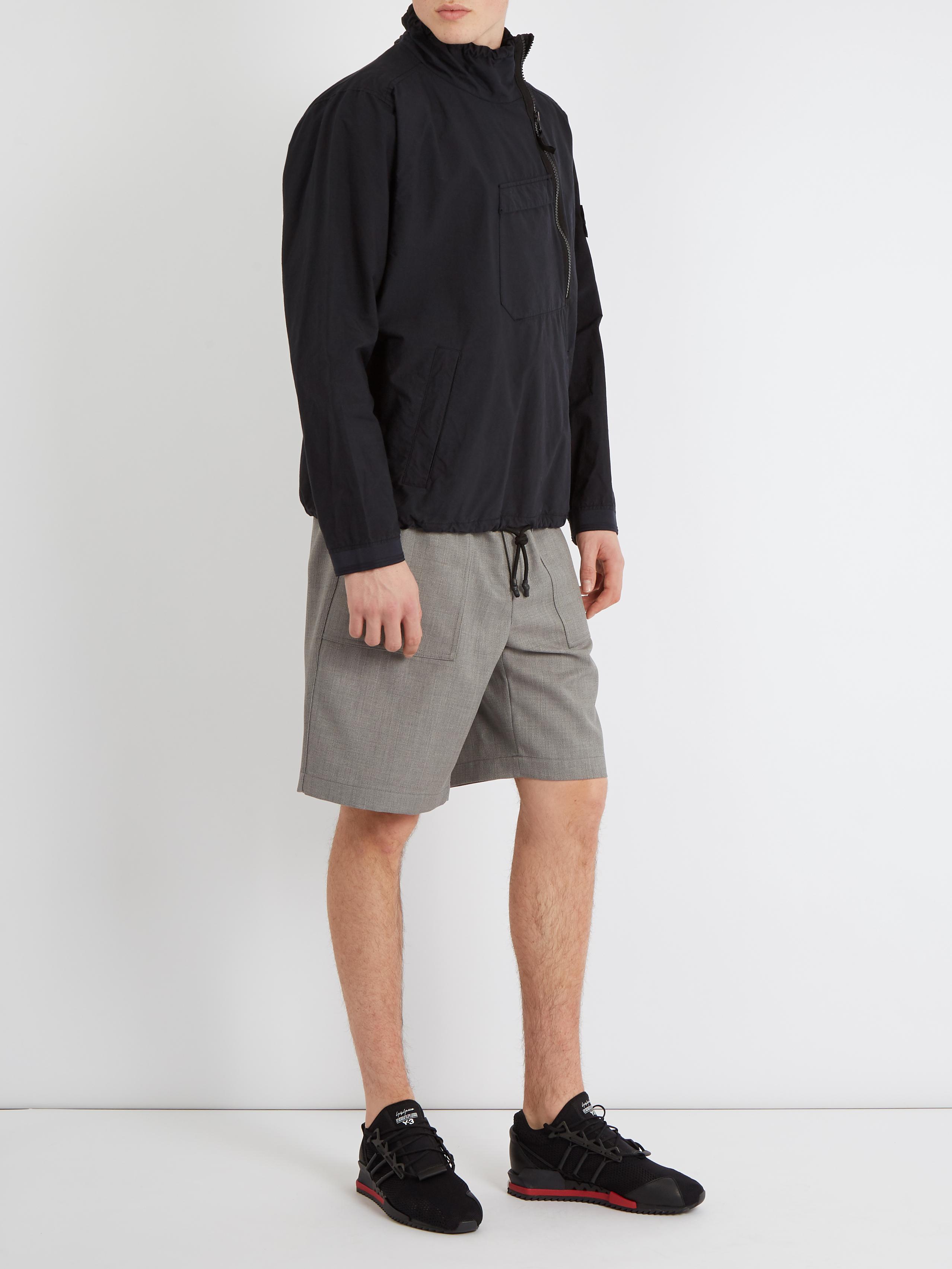 stone island half zip jacket