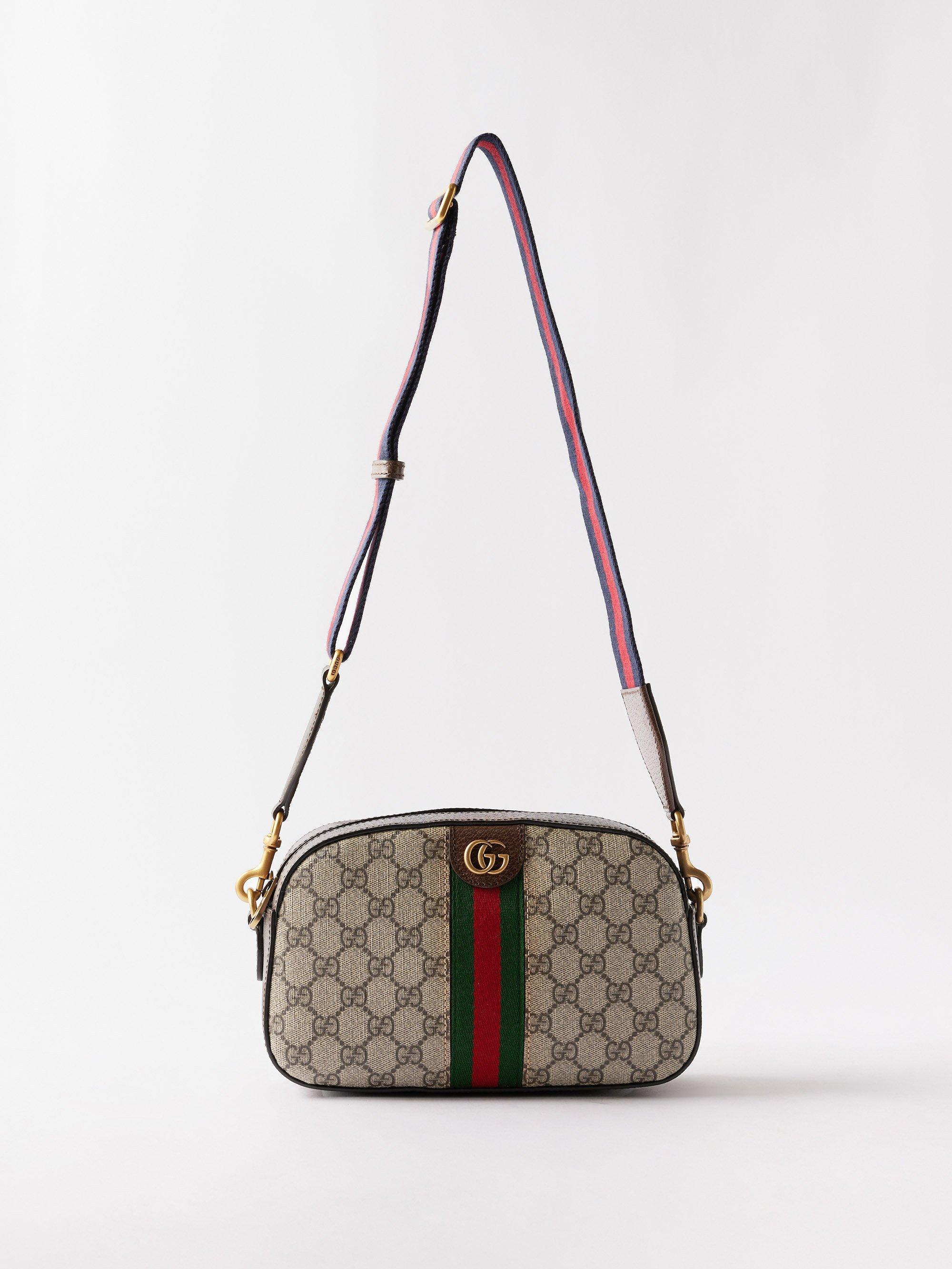 Gucci Ophidia Gg Supreme-canvas Cross-body Bag in Natural for Men | Lyst