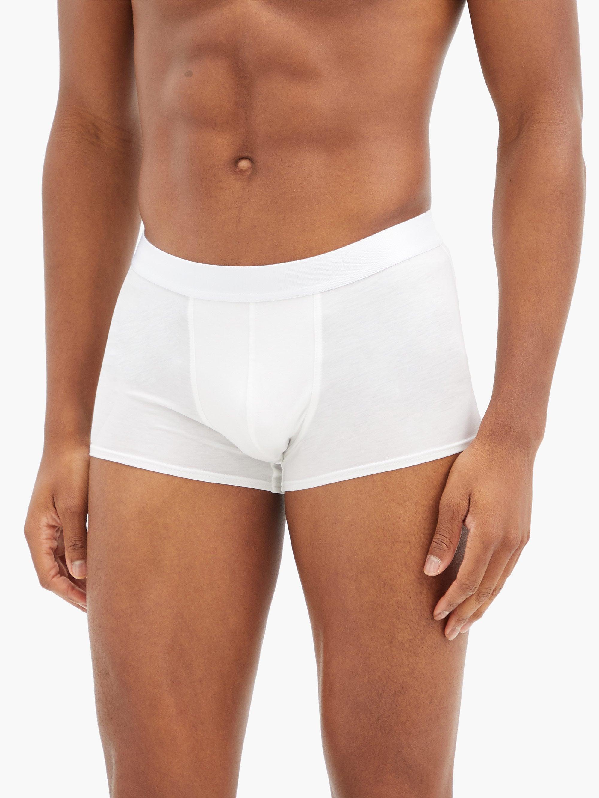 CDLP Satin Lyocellblend Boxer Trunks in White for Men Lyst