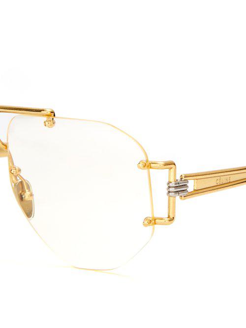 celine square aviator sunglasses