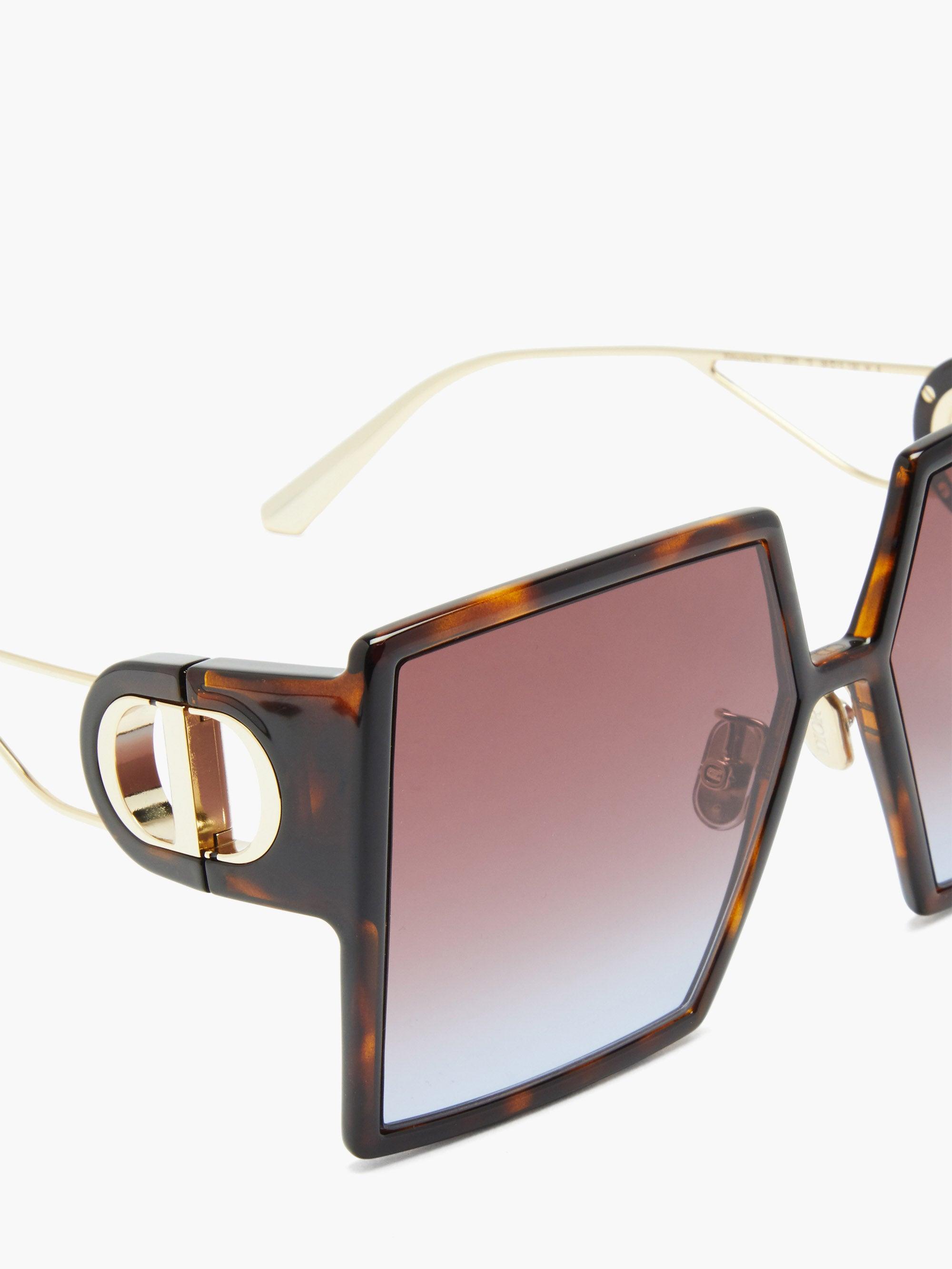 30montaigne black square sunglasses