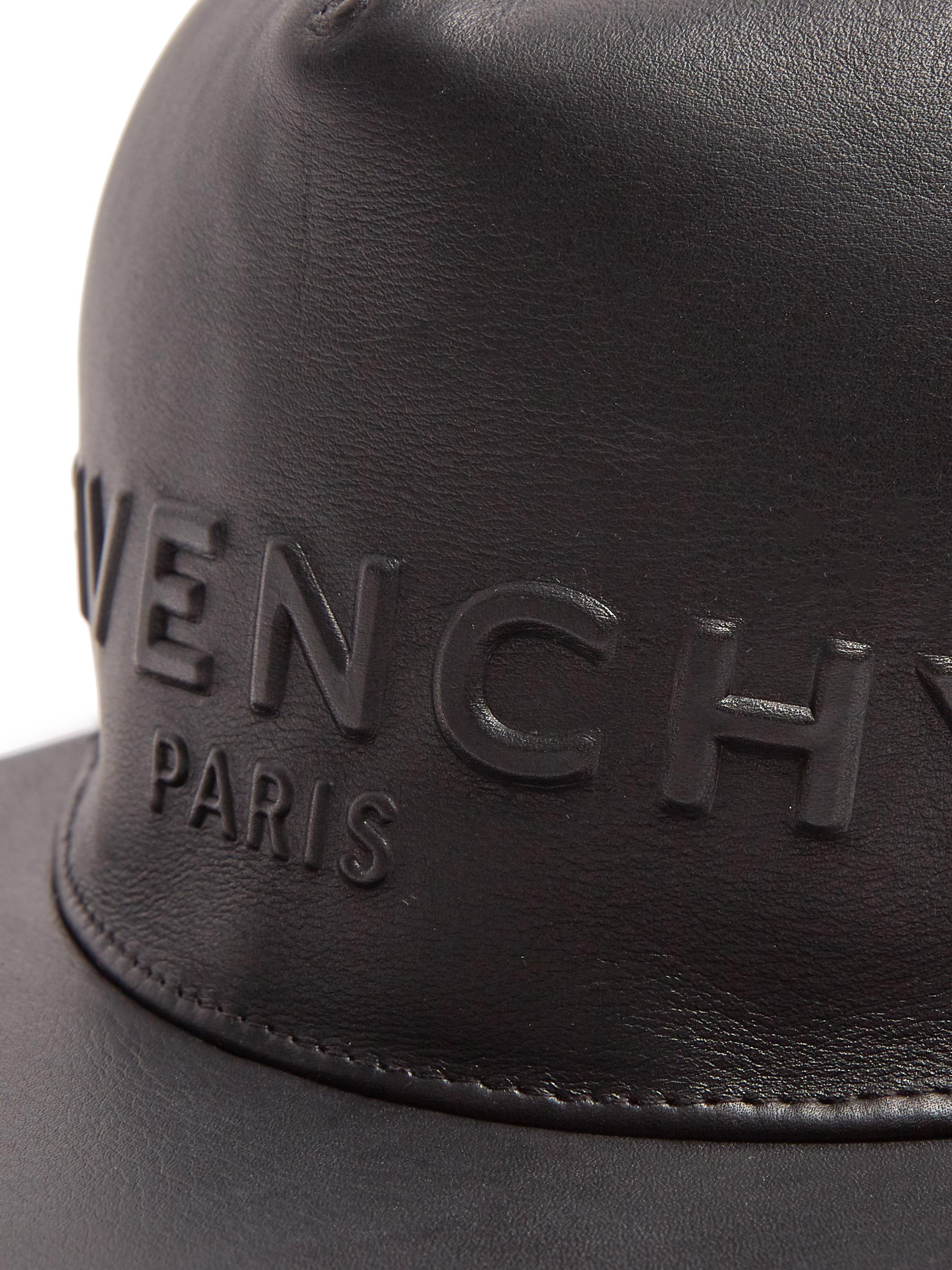 givenchy leather cap