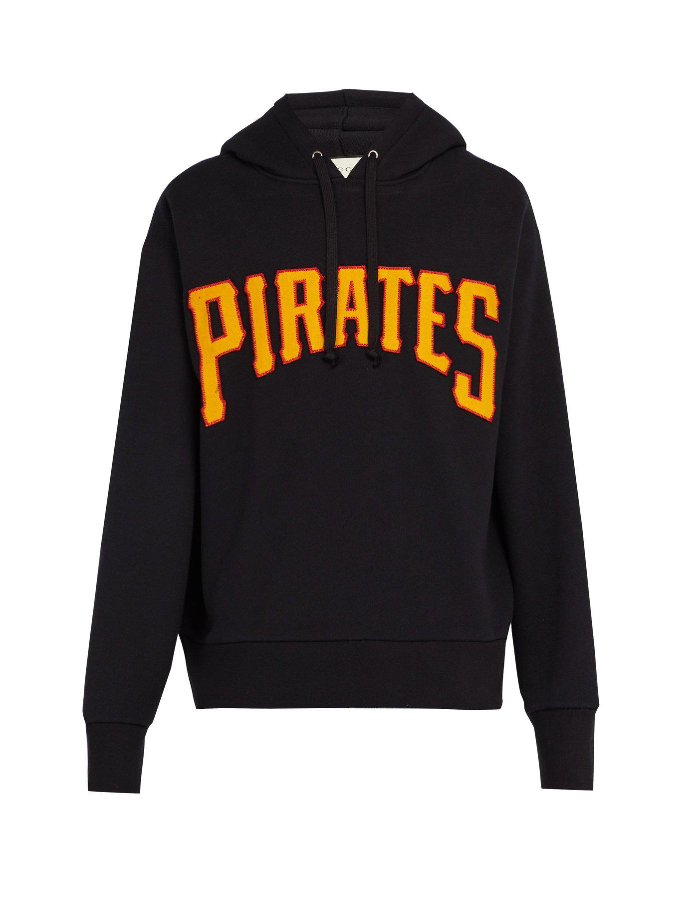 Sweat-shirt à capuche en coton Pittsburgh Pirates Gucci pour homme | Lyst