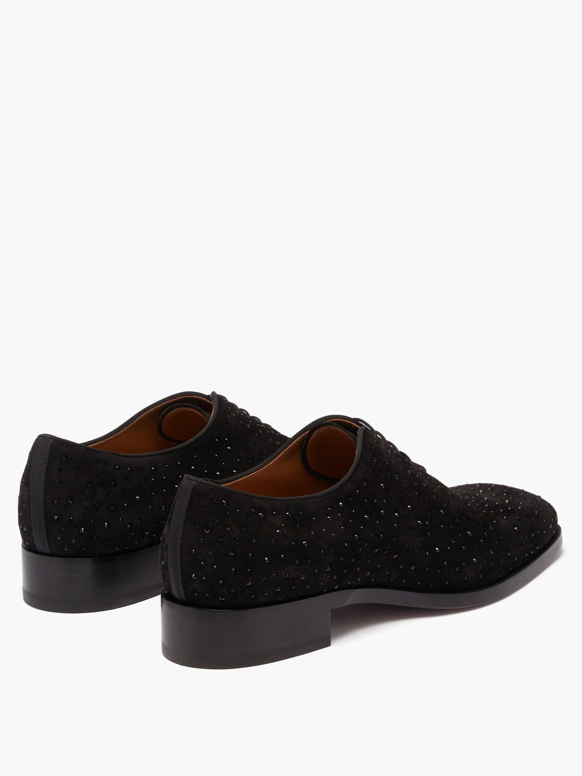 Truffle Collection Glitter Oxford Lace Up Shoes In Plum atelieryuwa