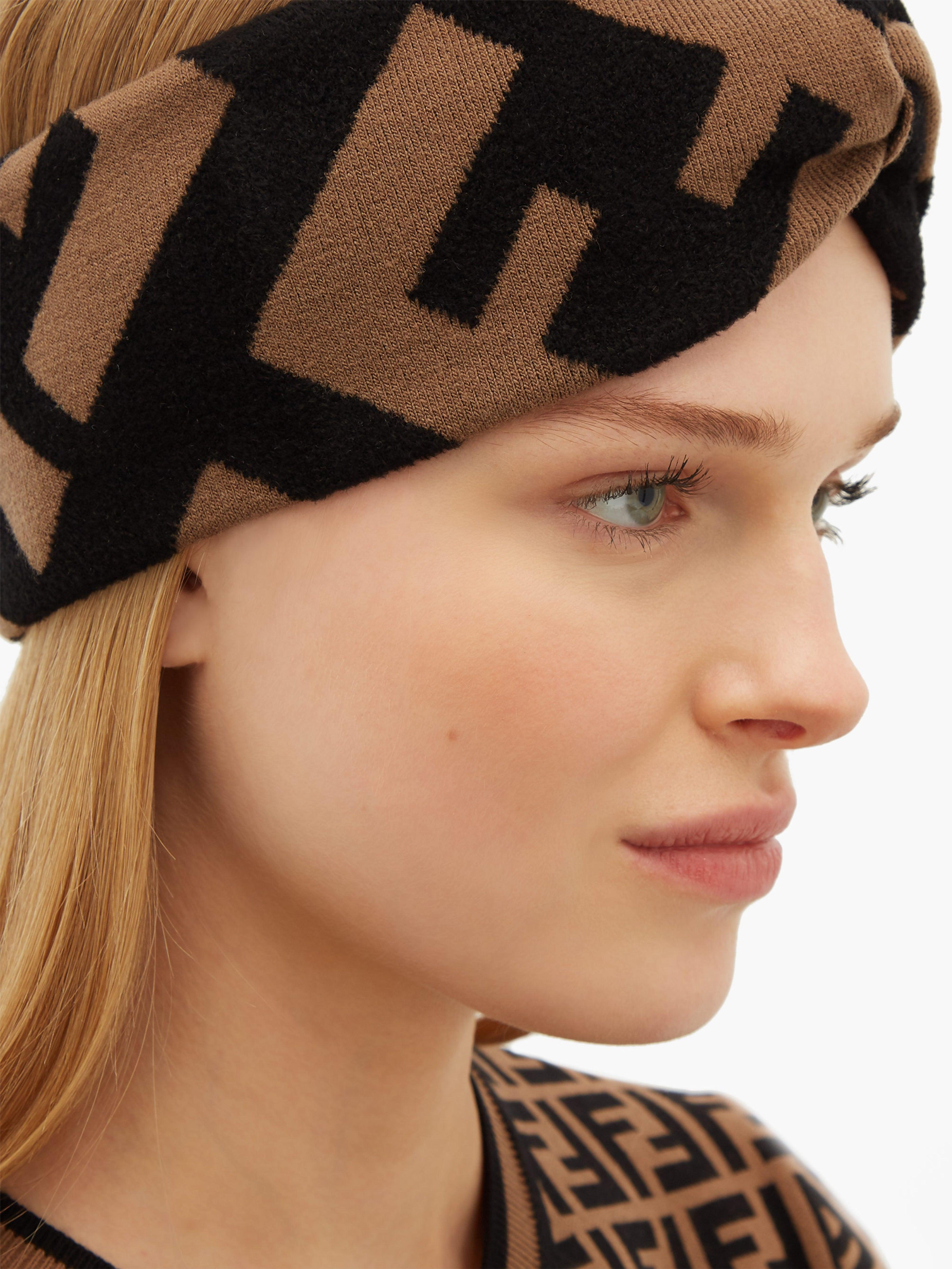 fendi wool headband