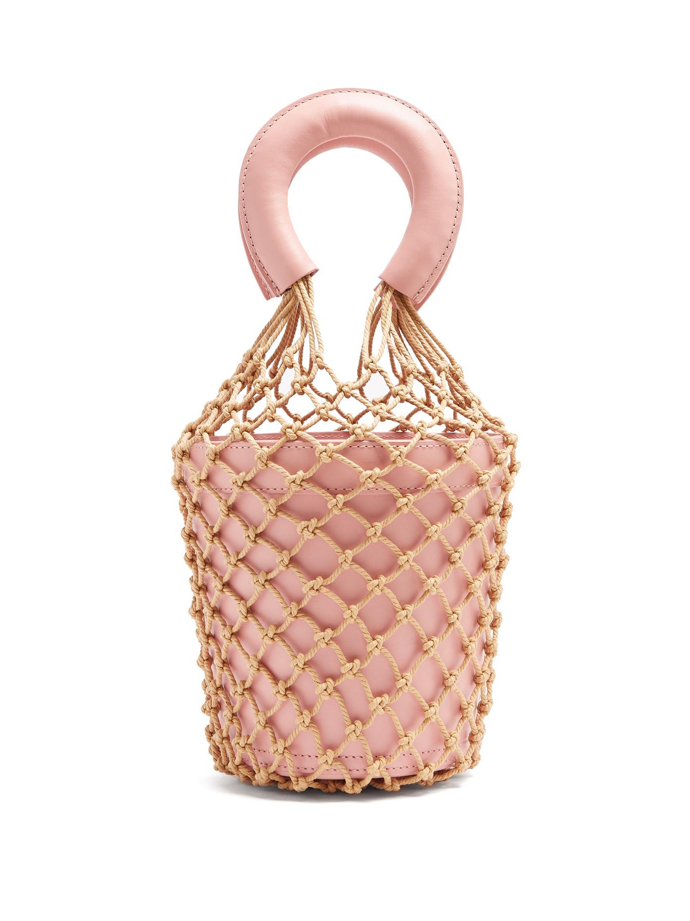 Staud macrame bucket bag hot sale