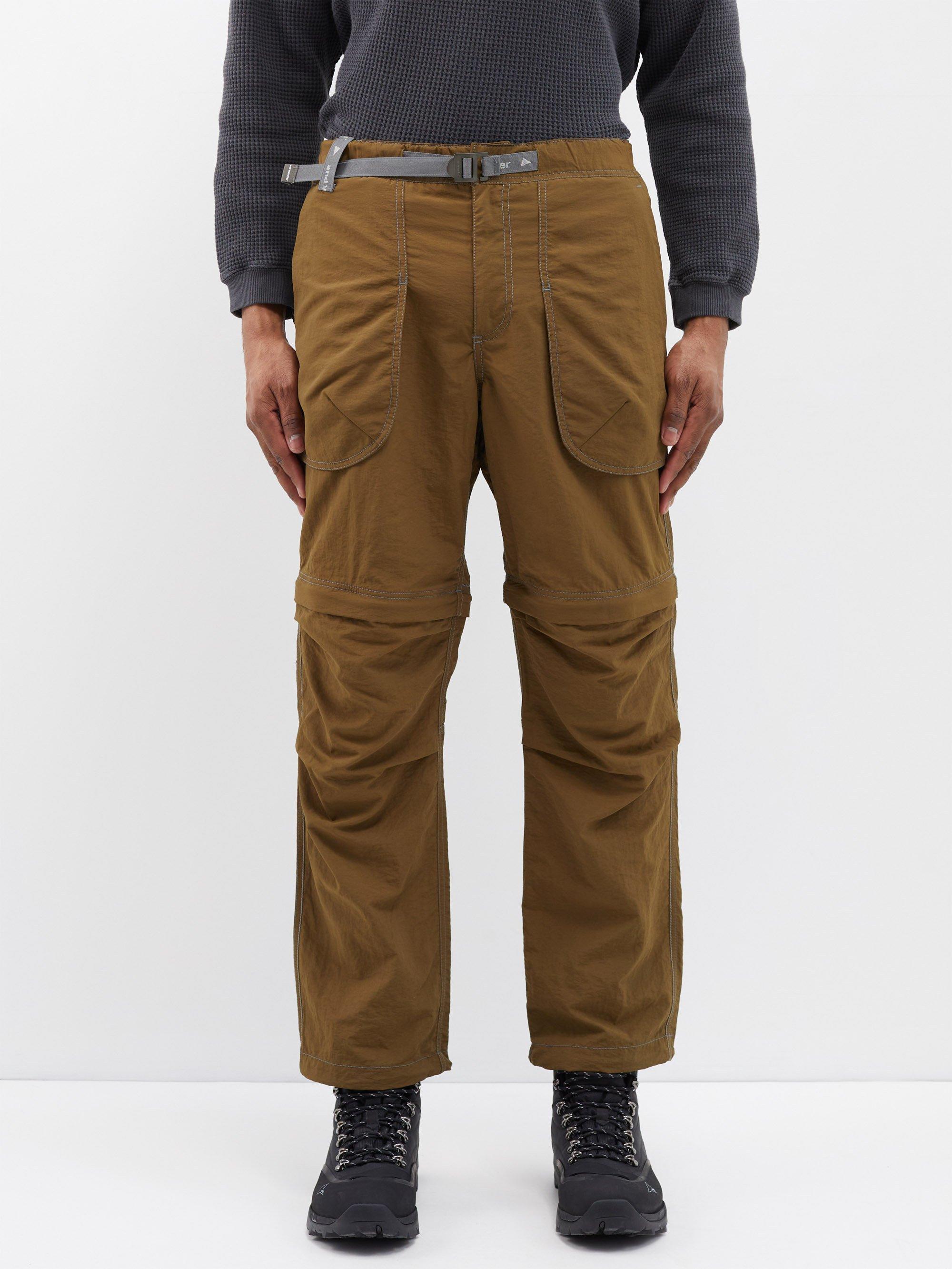 and wander Ny Hiker 2way Taffeta Trousers in Natural for Men Lyst