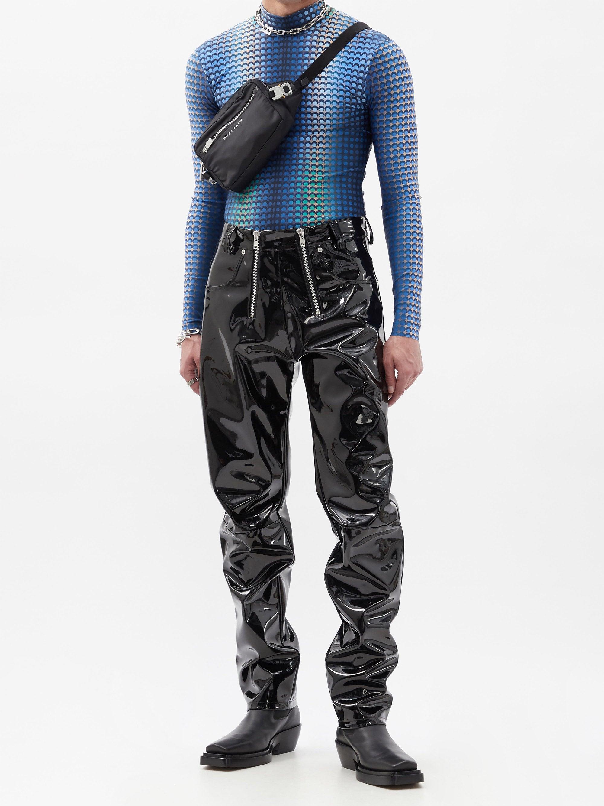 GmbH Thor Zipped-waist Vinyl Trousers 