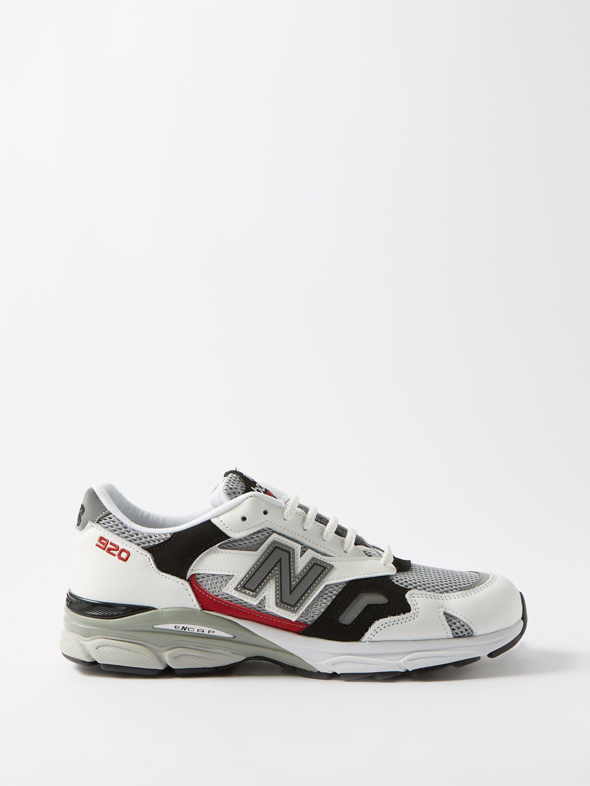 New Balance Made In Uk 920 Suede And Mesh Trainers in Grey (Grey) for