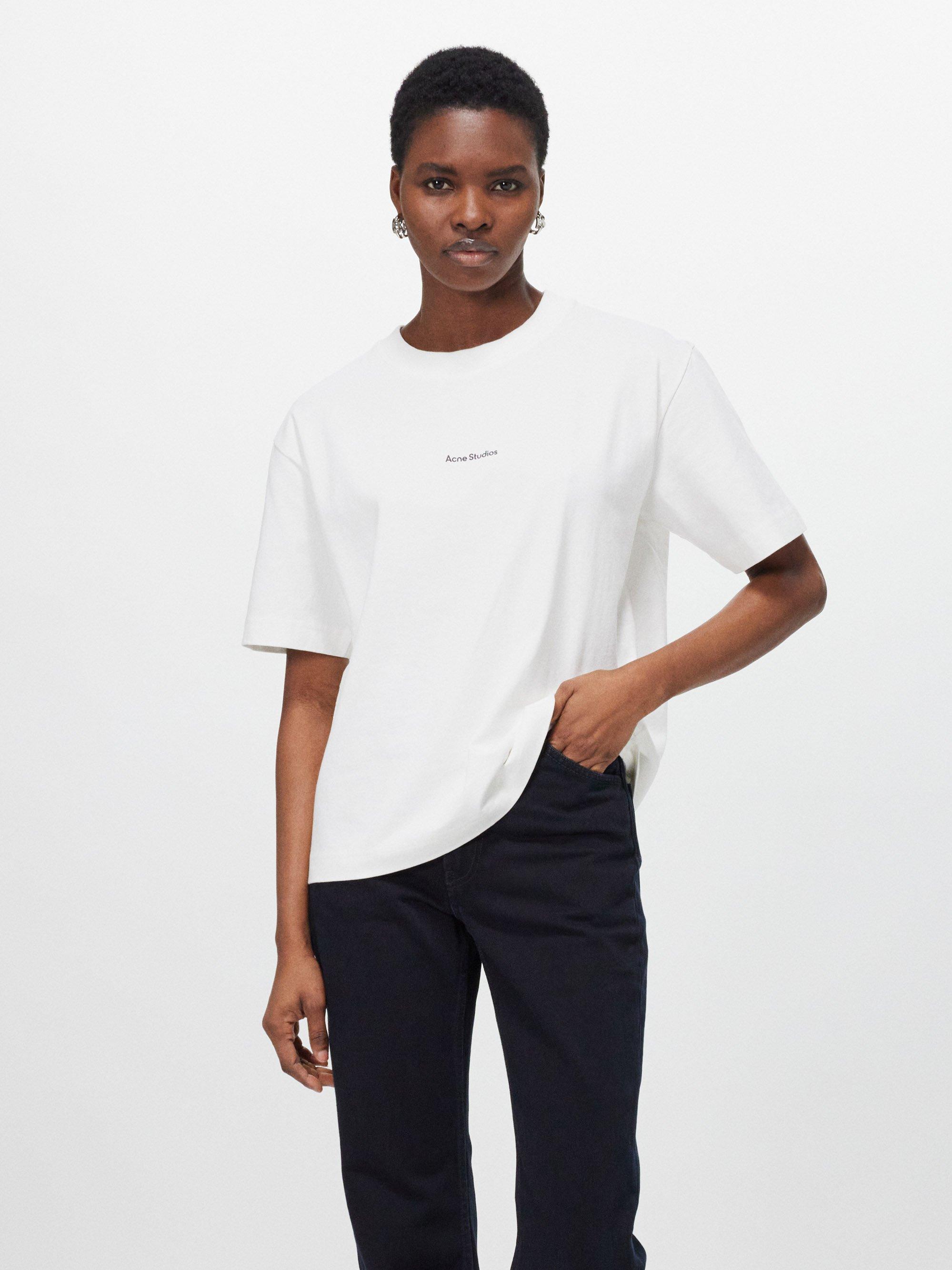 acne studios white t shirt