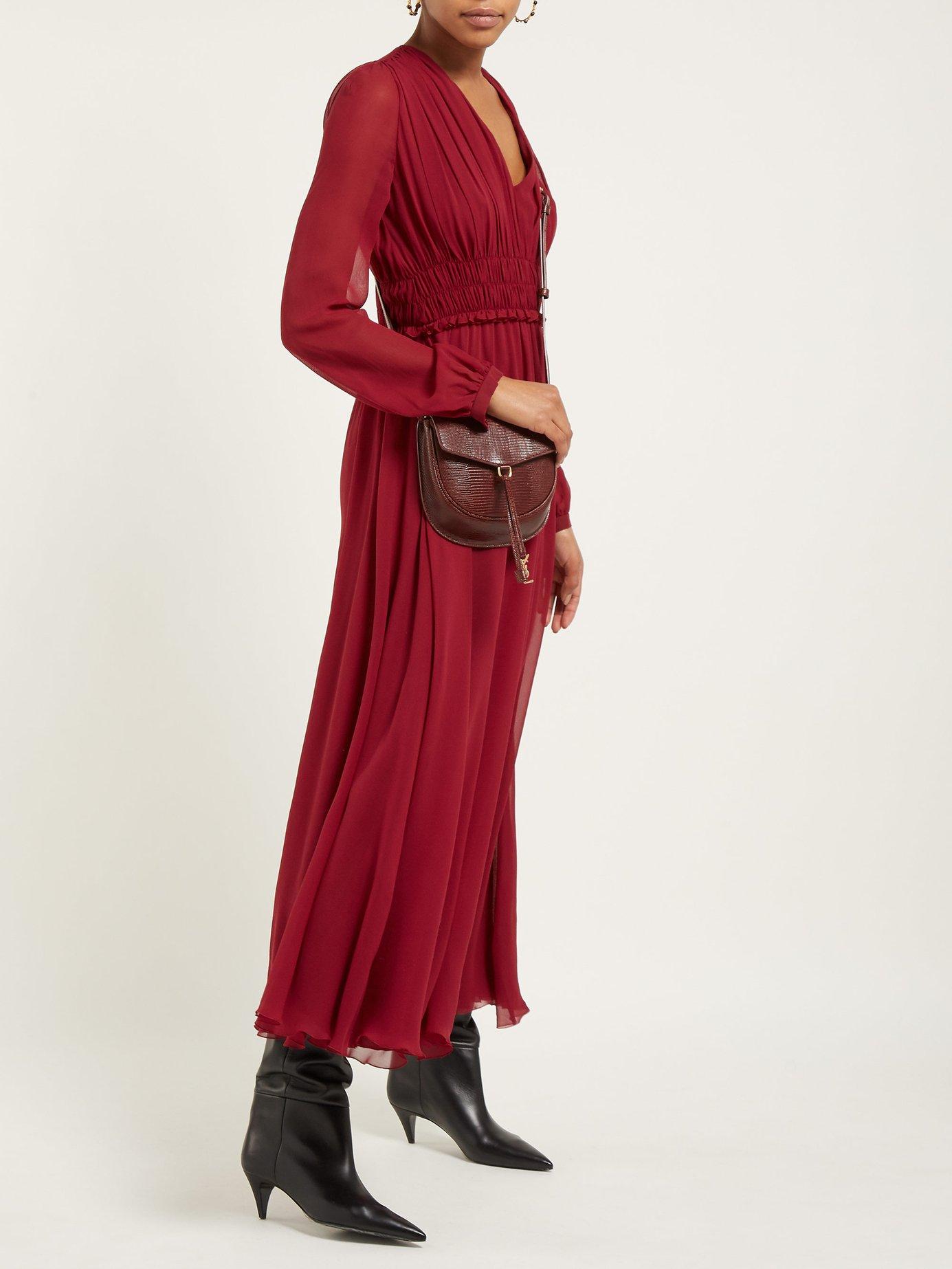 datcha leather shoulder bag