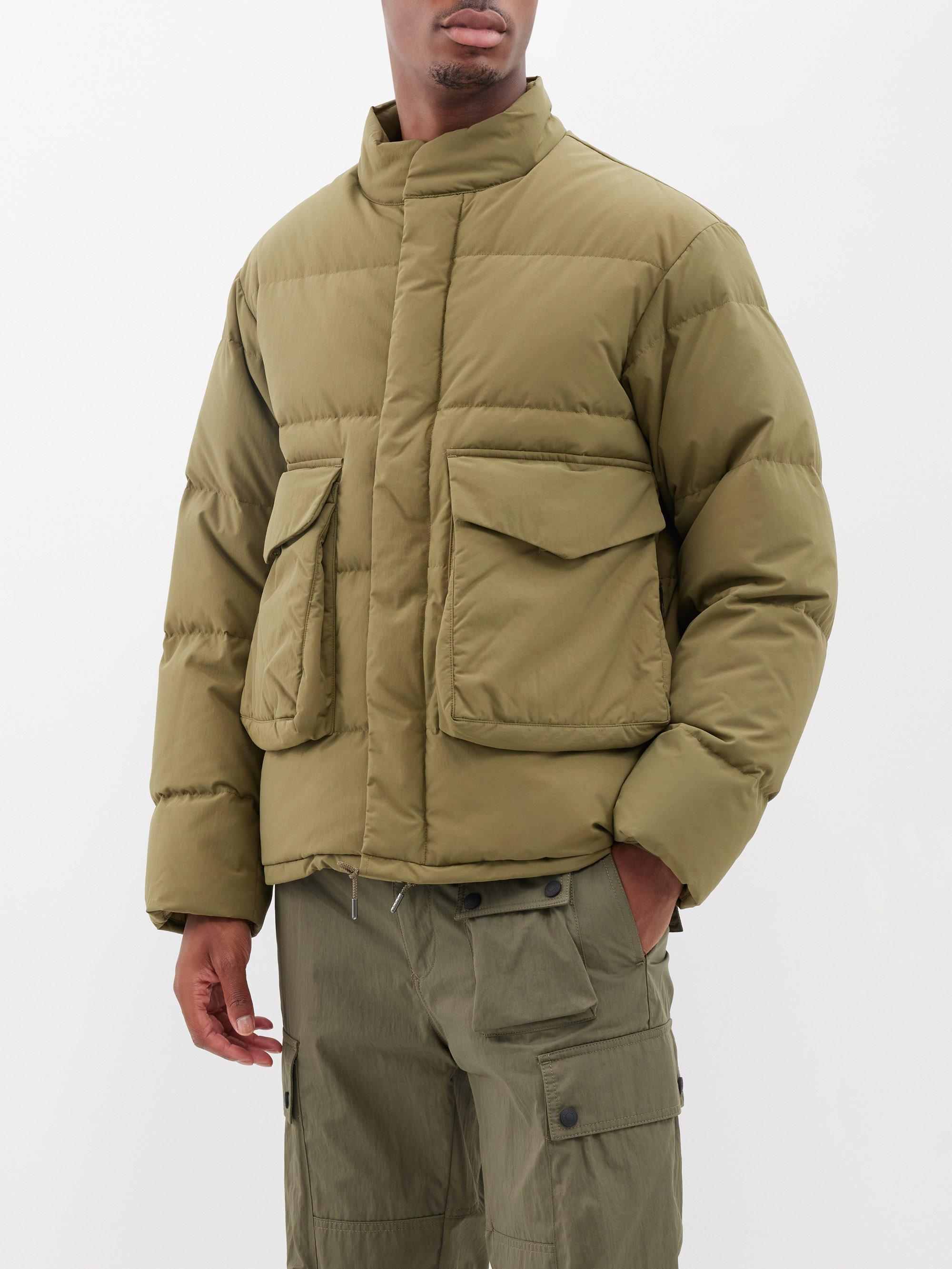 Recycled down coat sale