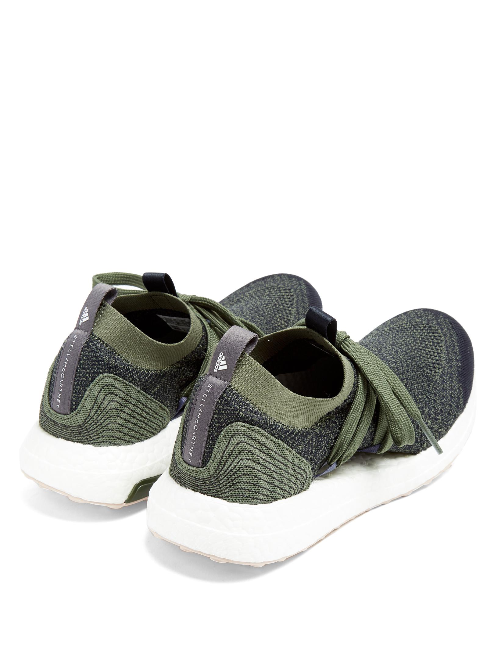 adidas By Stella McCartney Ultra Boost X Parley Knitted Trainers in Green |  Lyst