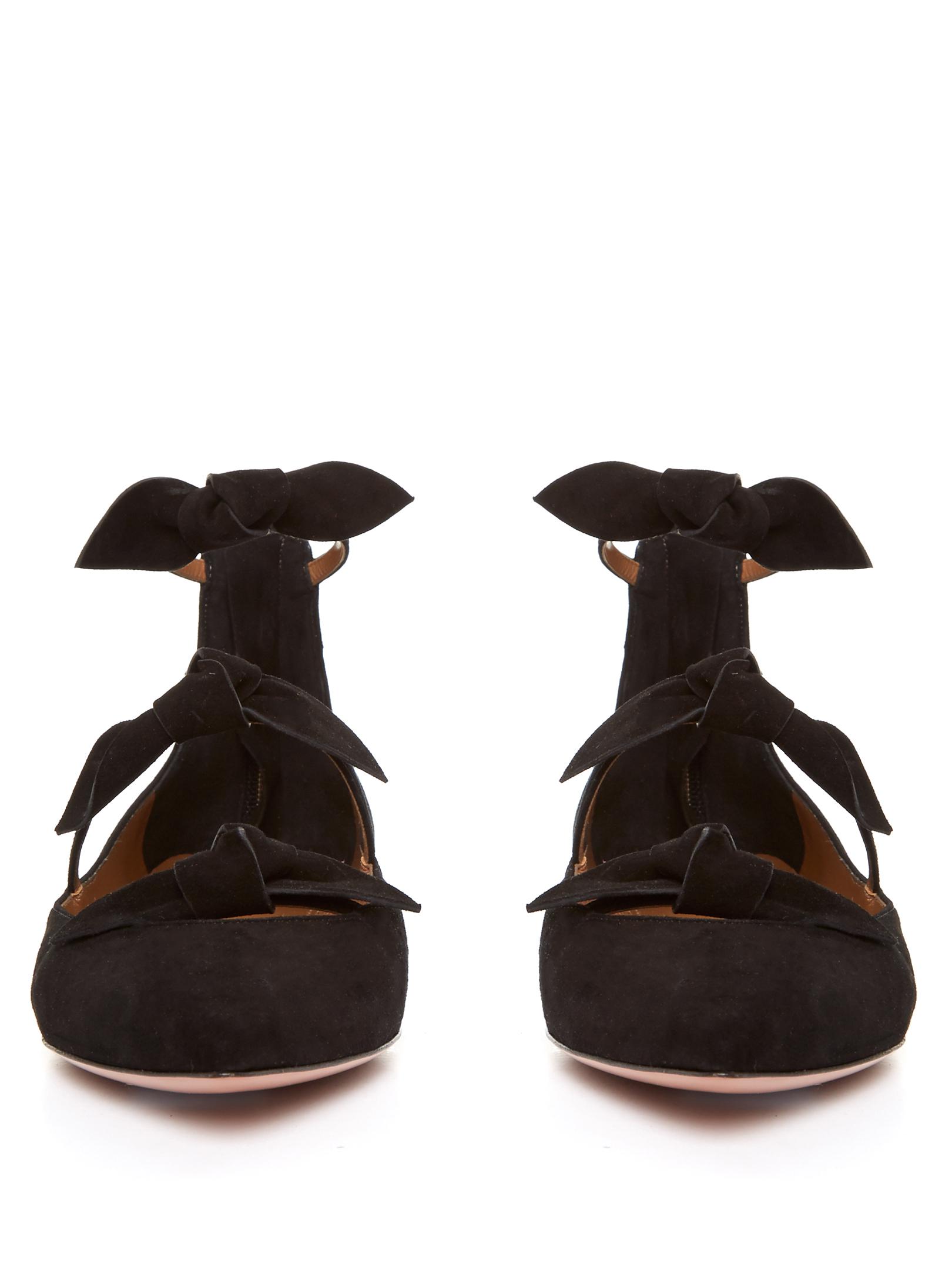 aquazzura drew flats