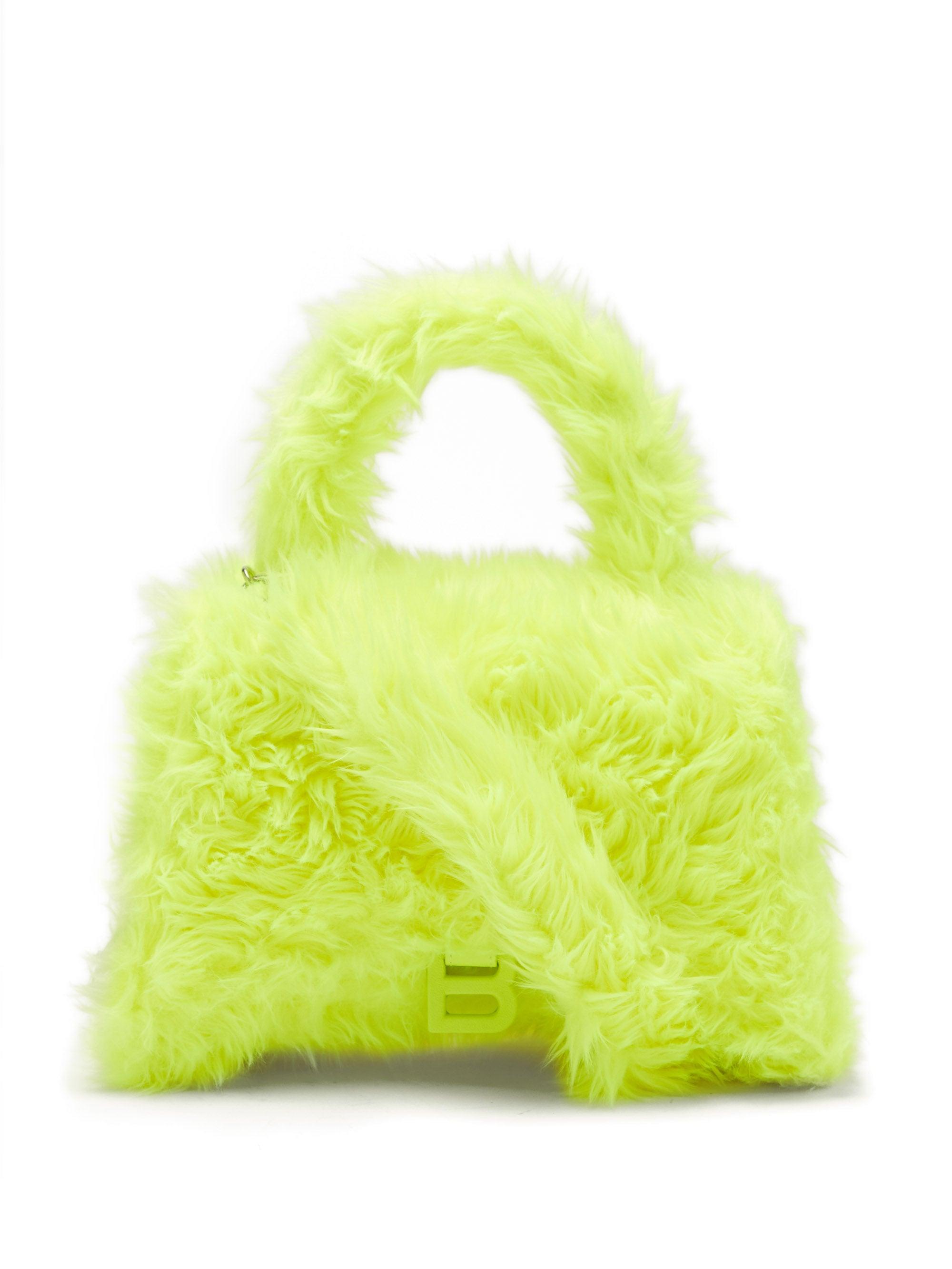Balenciaga Hourglass Medium Faux-fur Bag | Lyst Canada