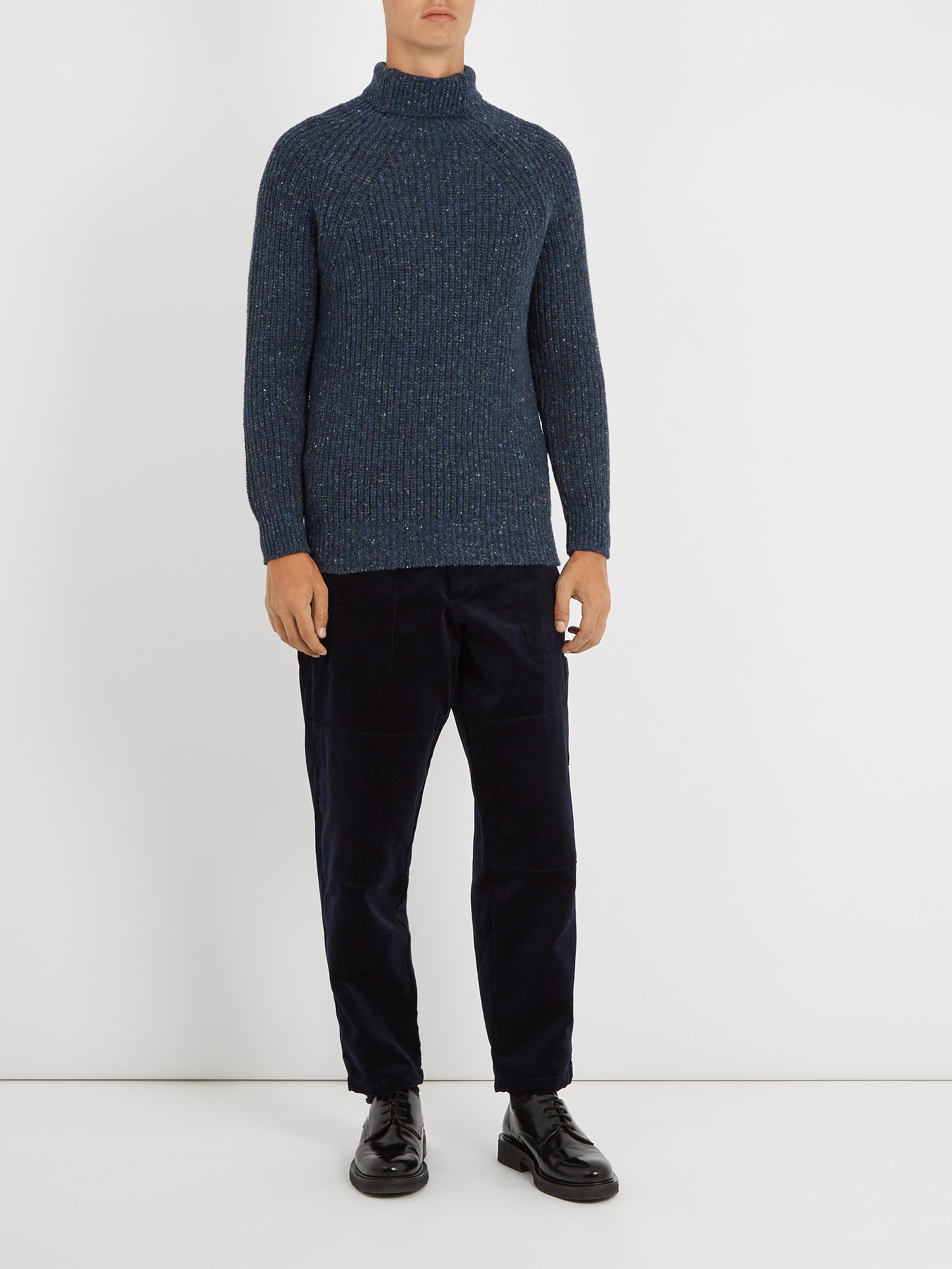 Inis MeÃ¡in Boatbuilder Wool And Cashmere-blend Sweater in 