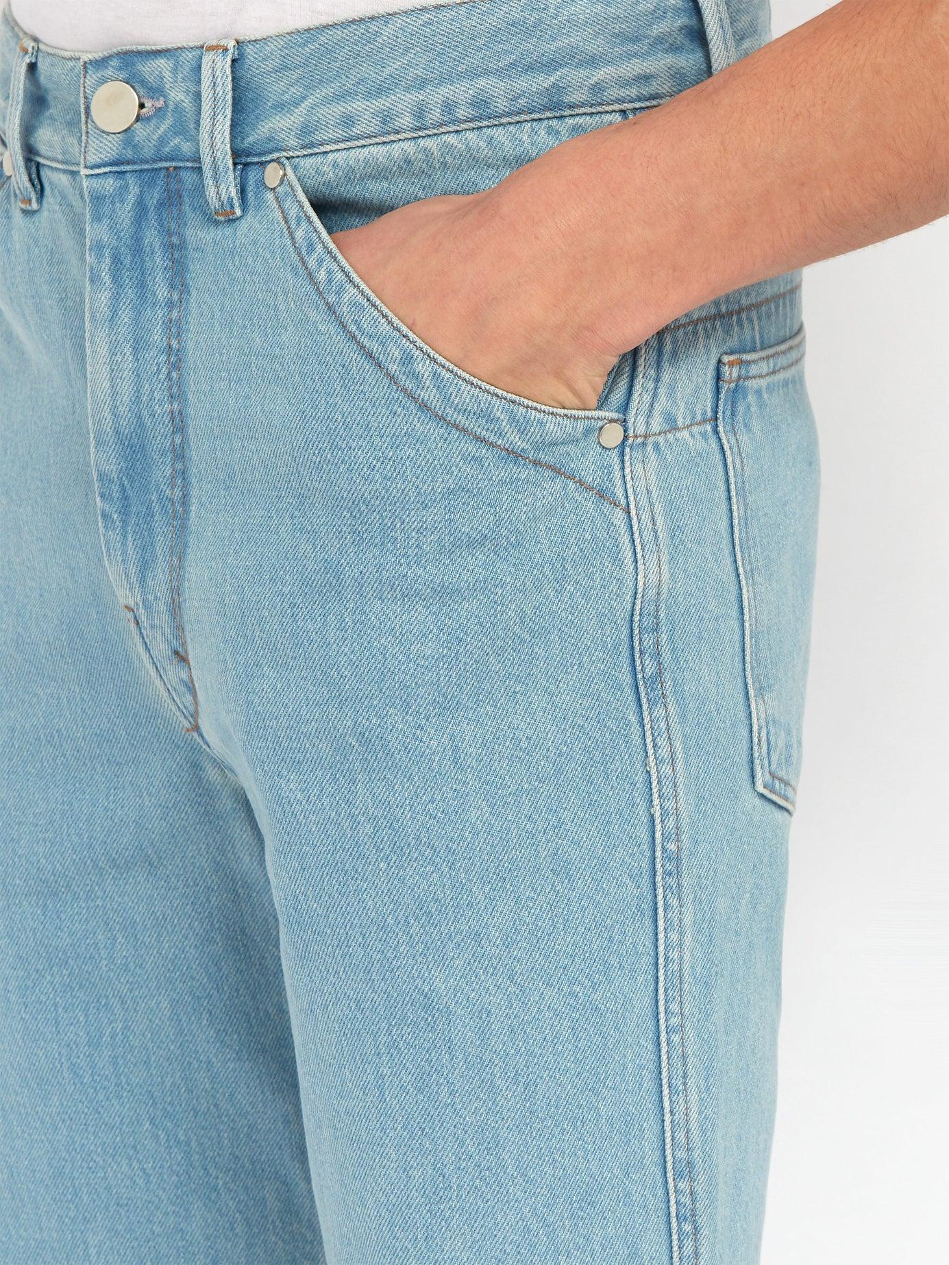 Lemaire Denim Mid-rise Straight-leg Jeans in Blue for Men - Lyst