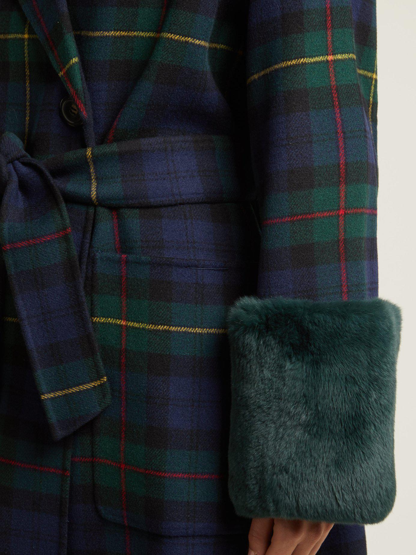 Max mara hotsell plaid coat