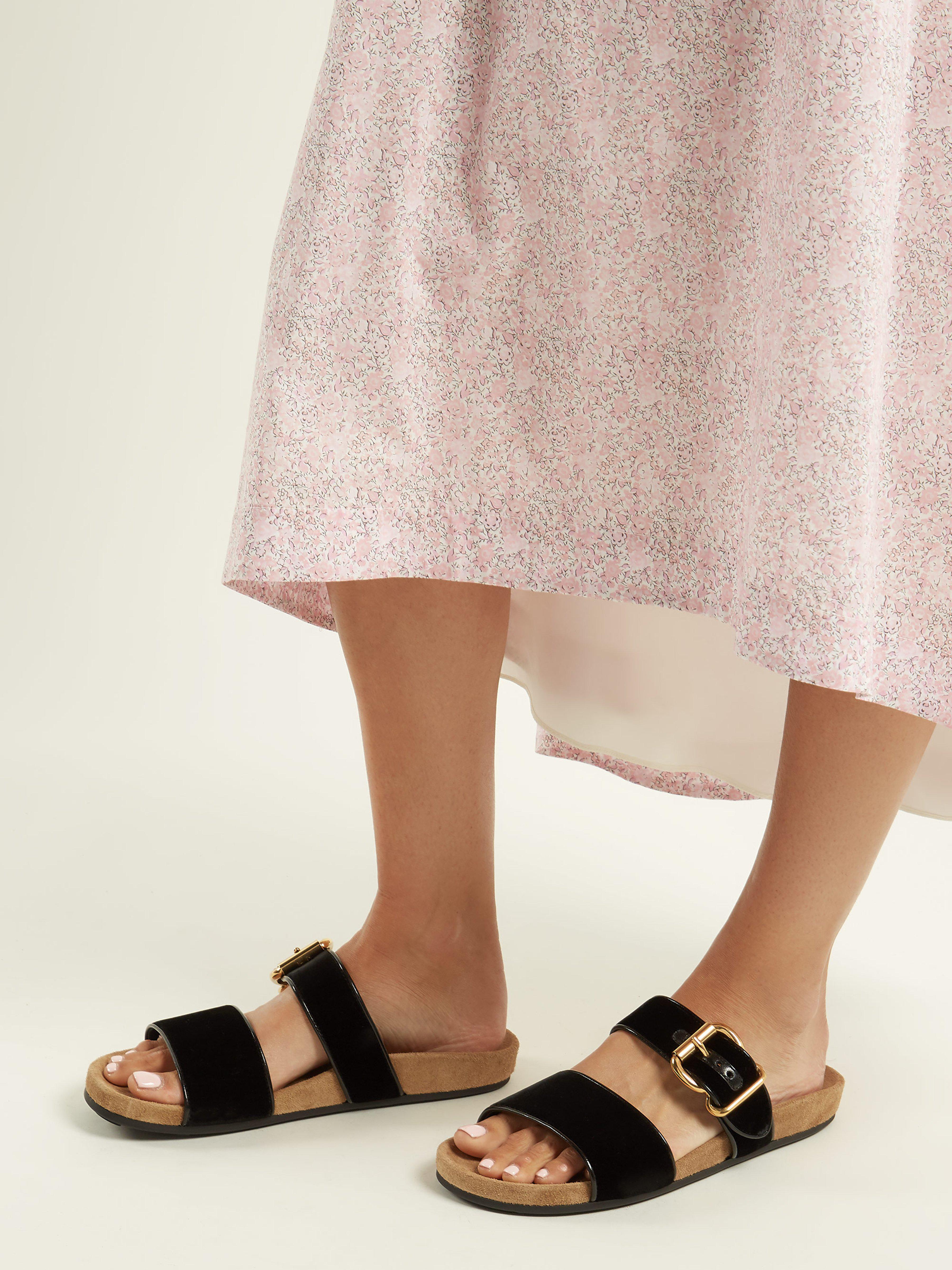 prada brocade sandals