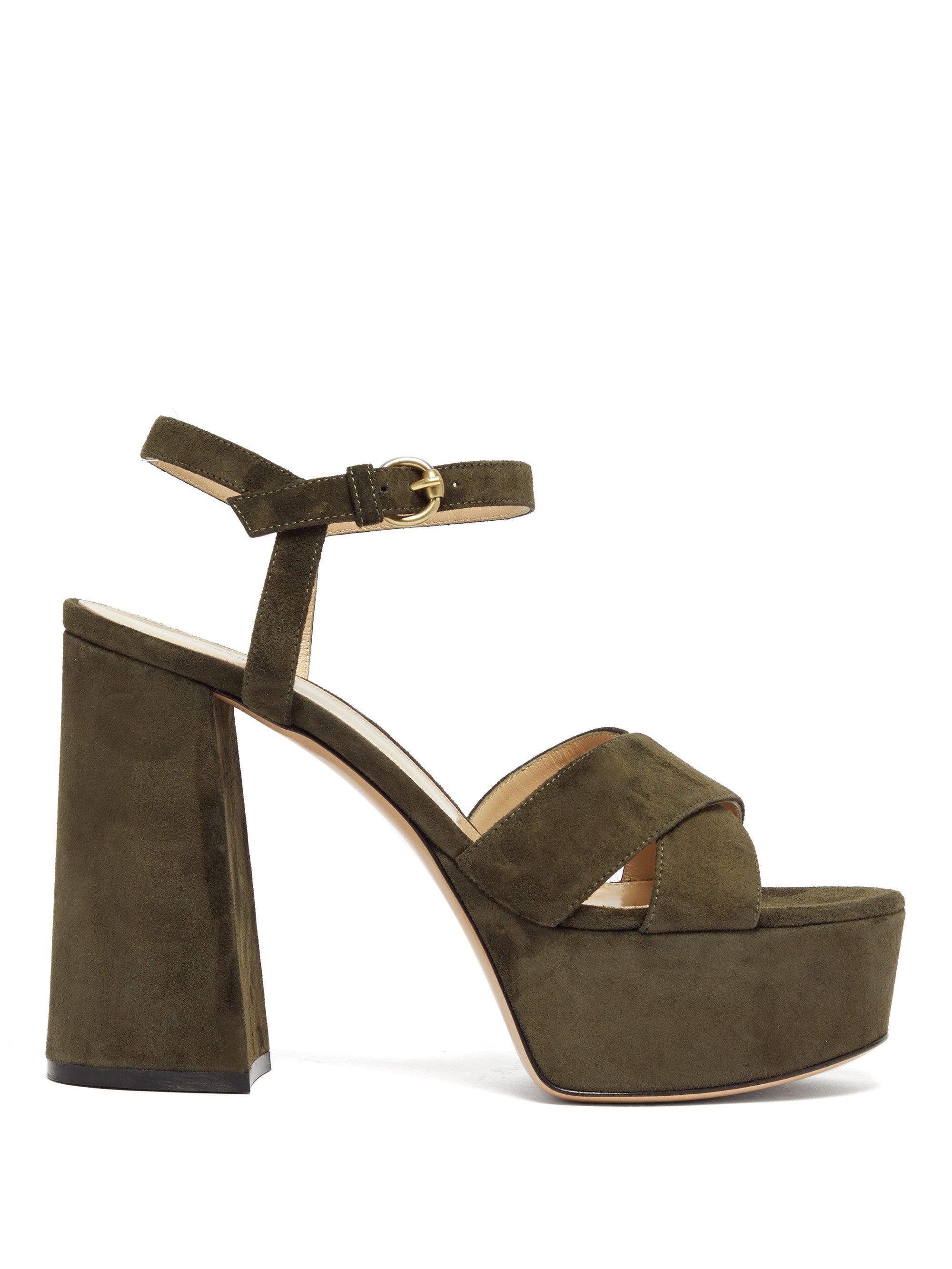 gianvito rossi suede sandals