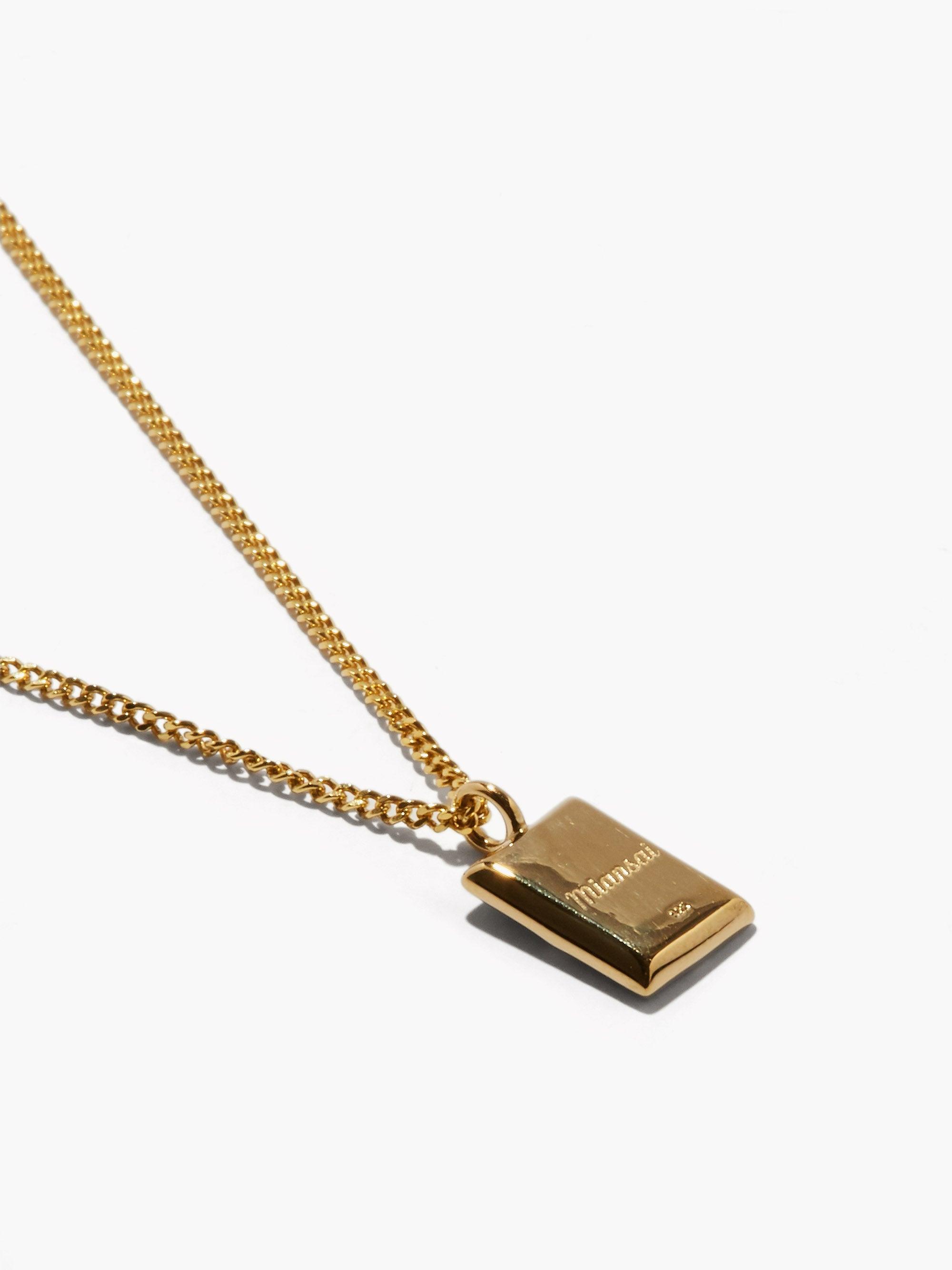 Miansai Lennox Enamel & Gold-vermeil Necklace in Metallic for Men 