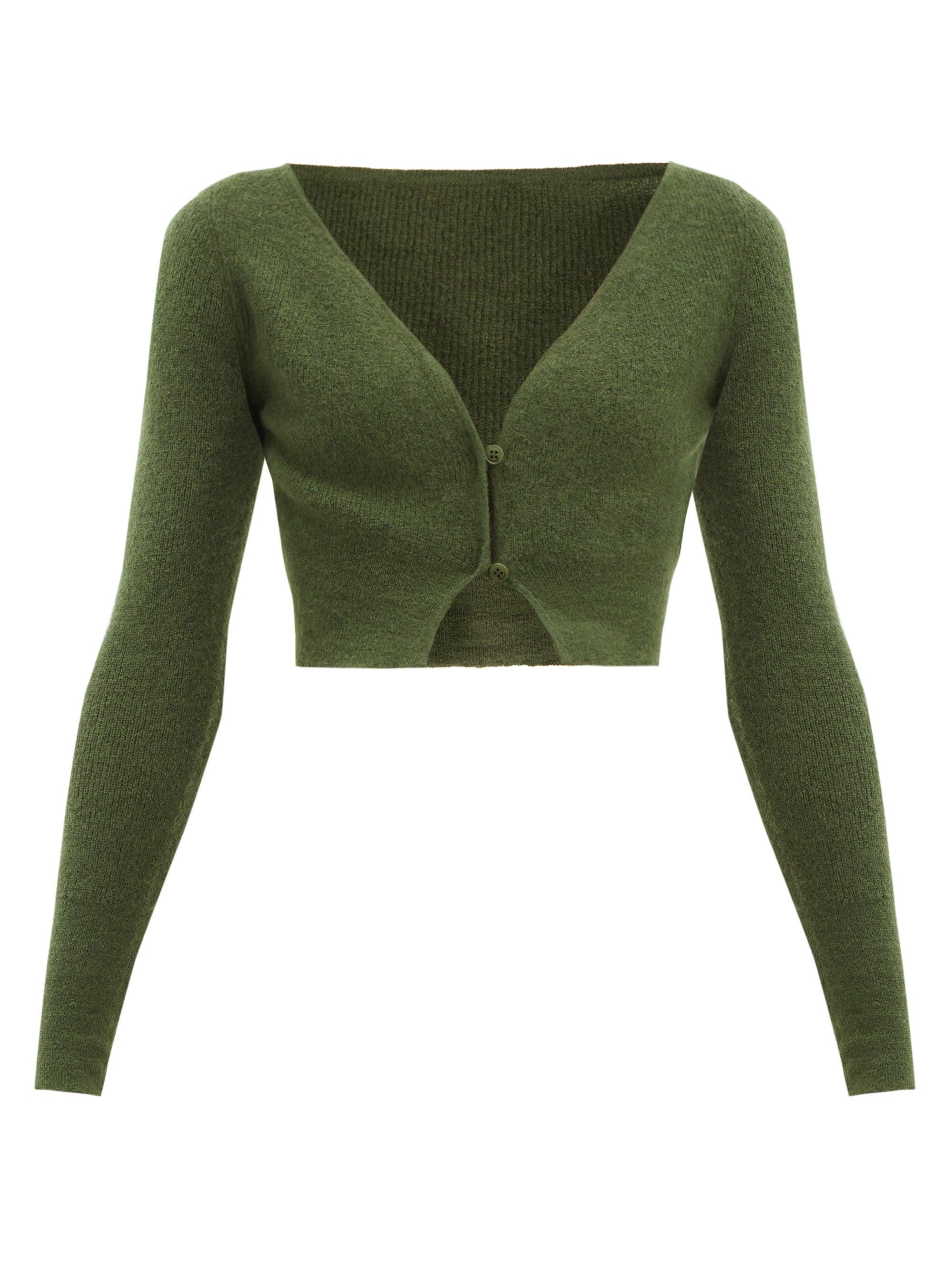 jacquemus mohair cardigan