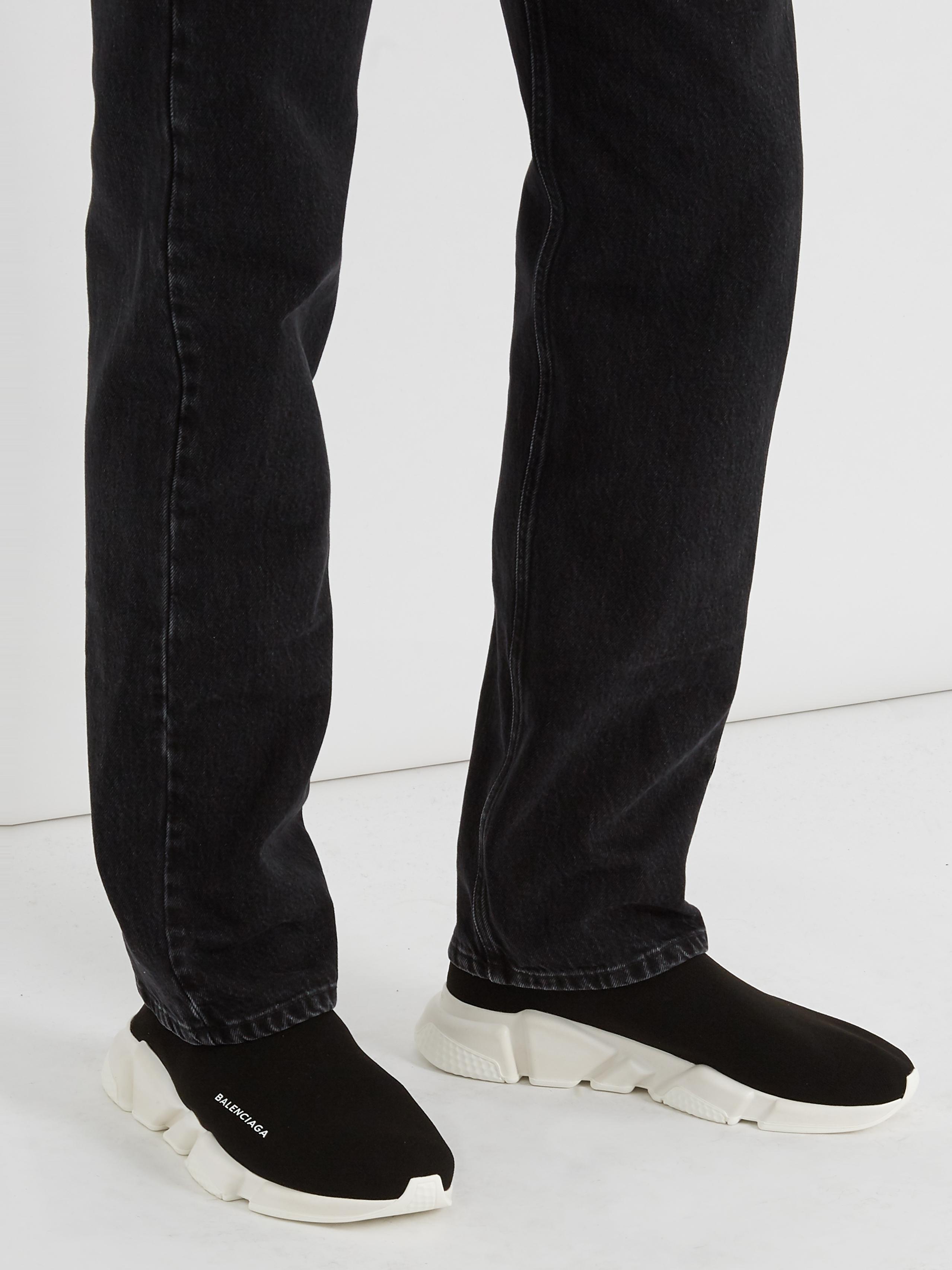 balenciaga runners with jeans